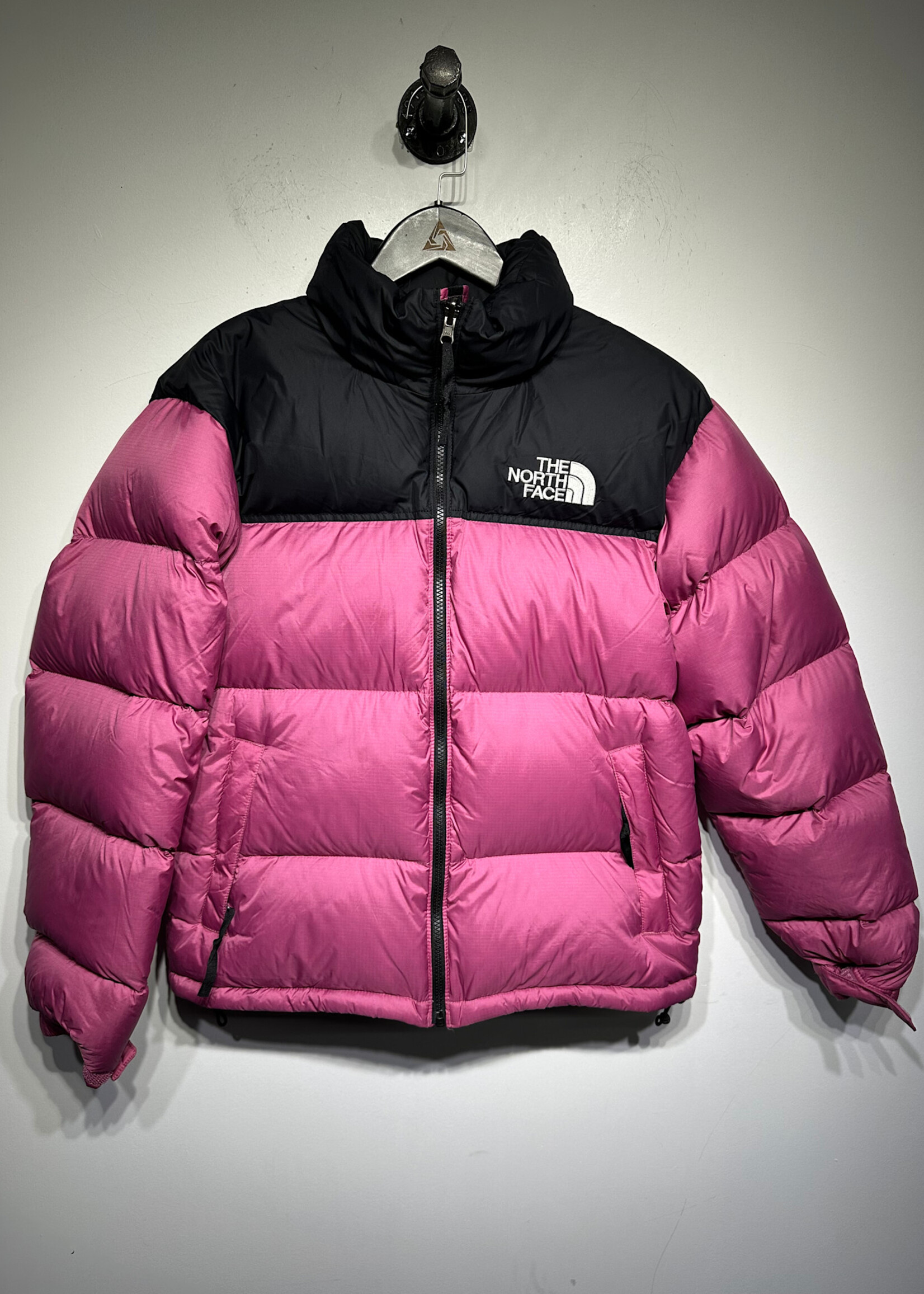 THE NORTH FACE PINK PUFFER JACKET S