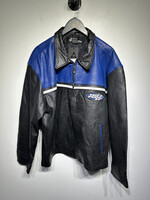 NO FEAR BLACK/BLUE VARISTY JACKET XL
