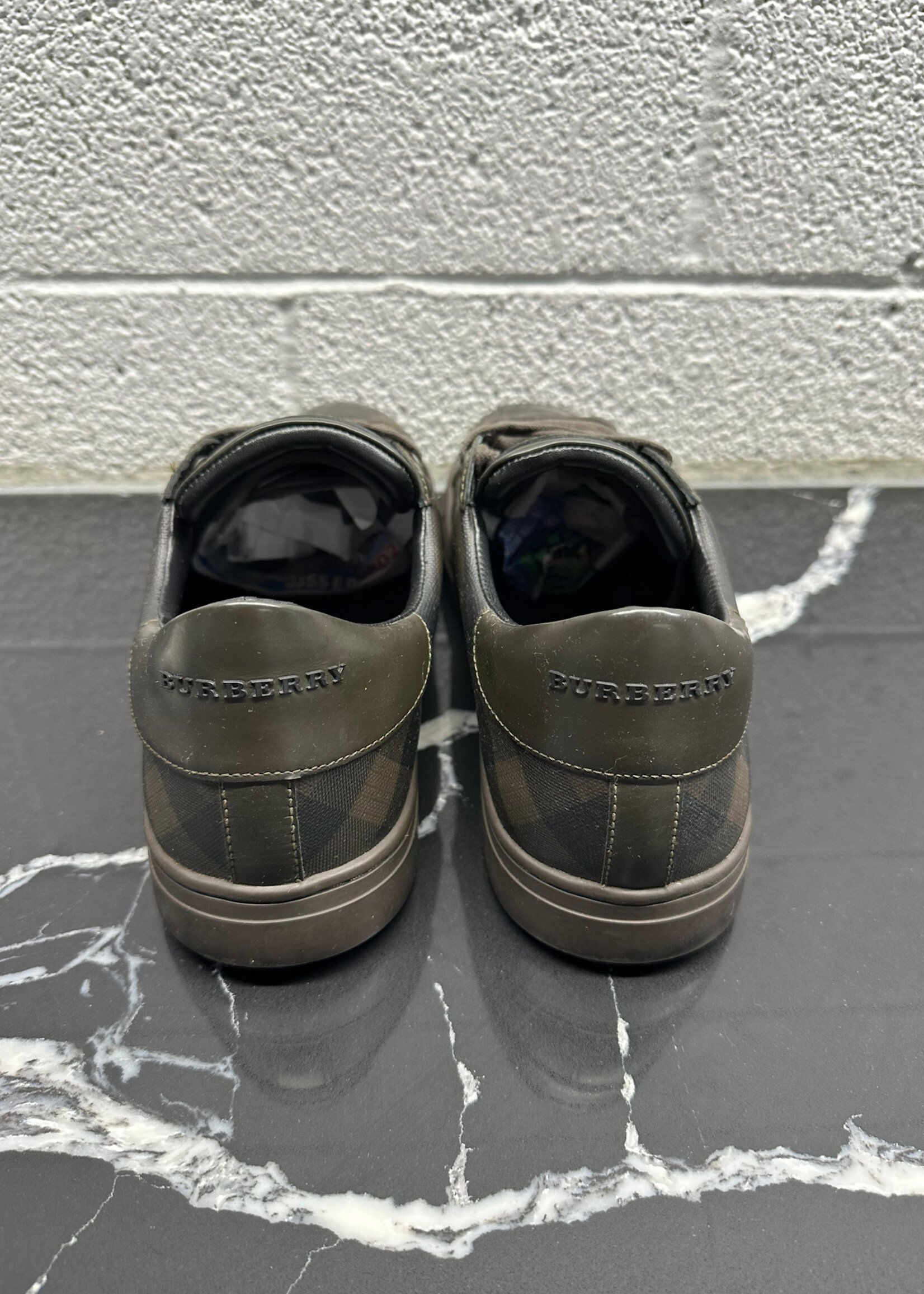 Burberry Brown Patent Sneakers 46/Masc 12