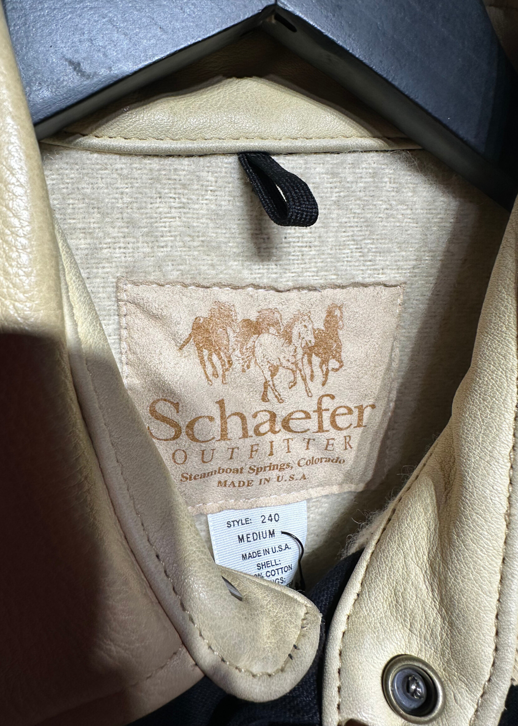 Schaeffer Leather Accented Work Jacket M