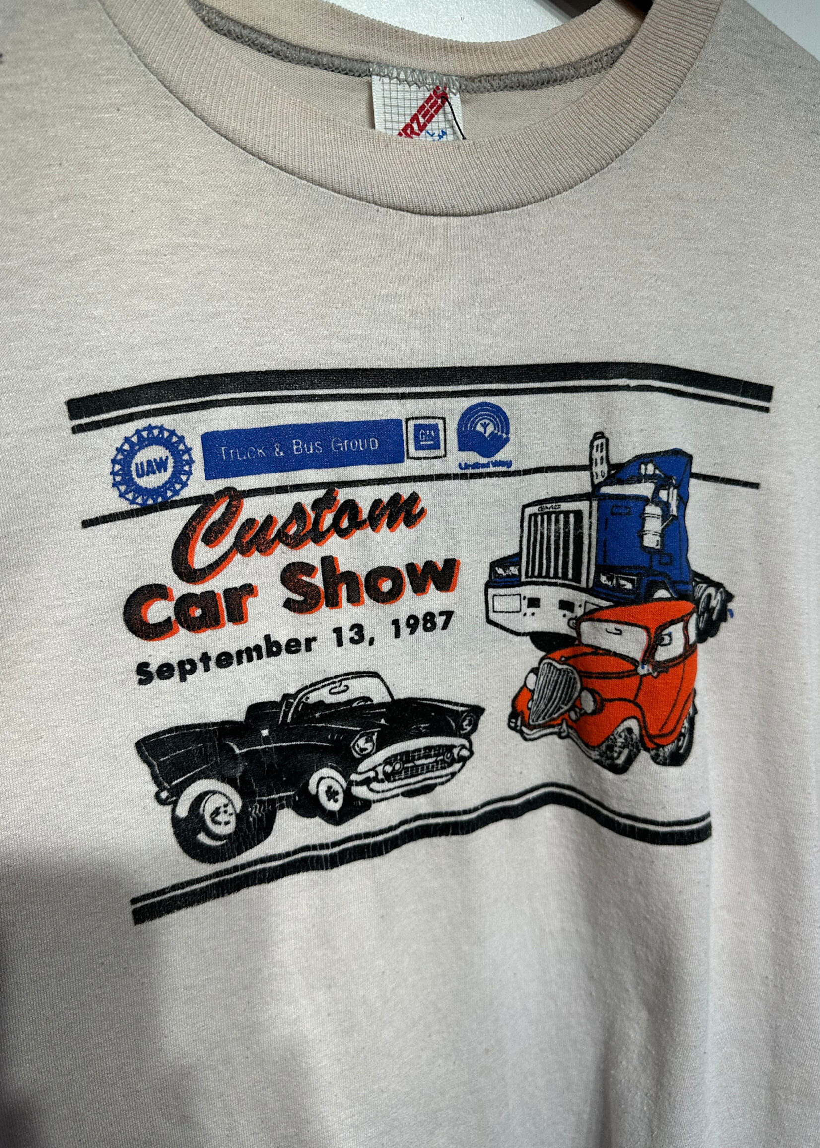 Custom Car Show Vintage '87 Tee L AS IS