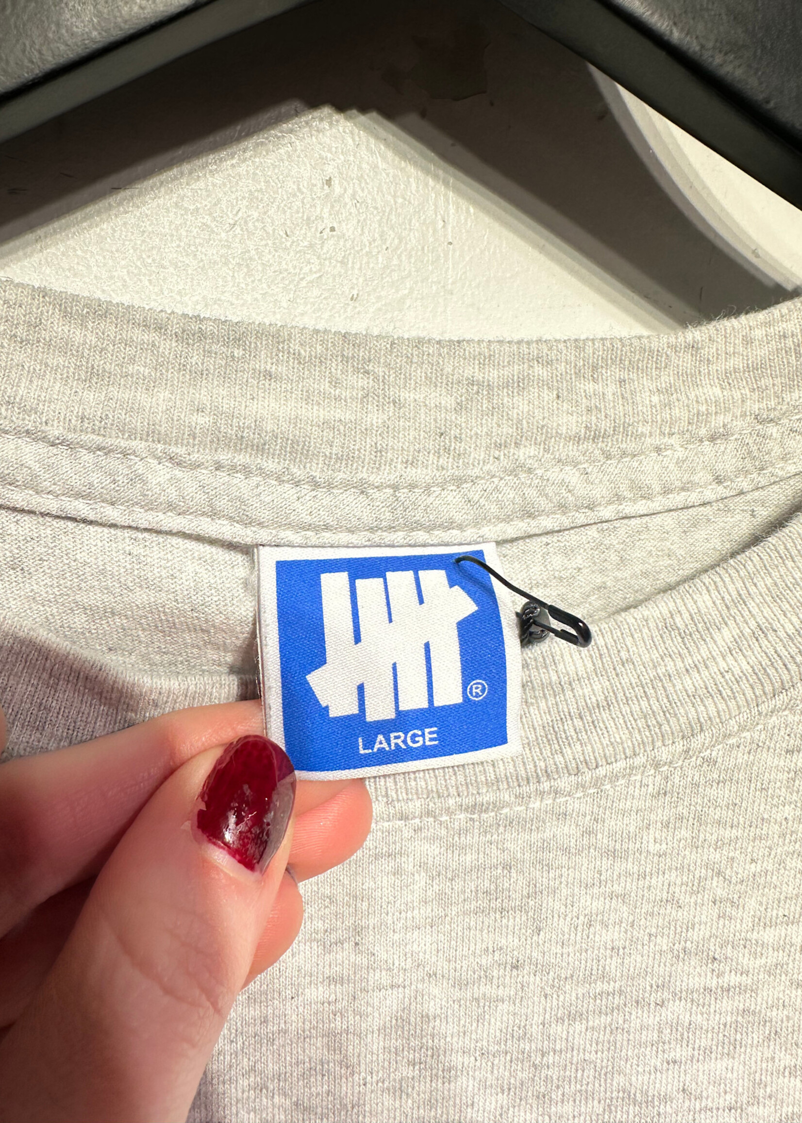 Undefeated Grey BCFC Graphic L/S Tee Masc L