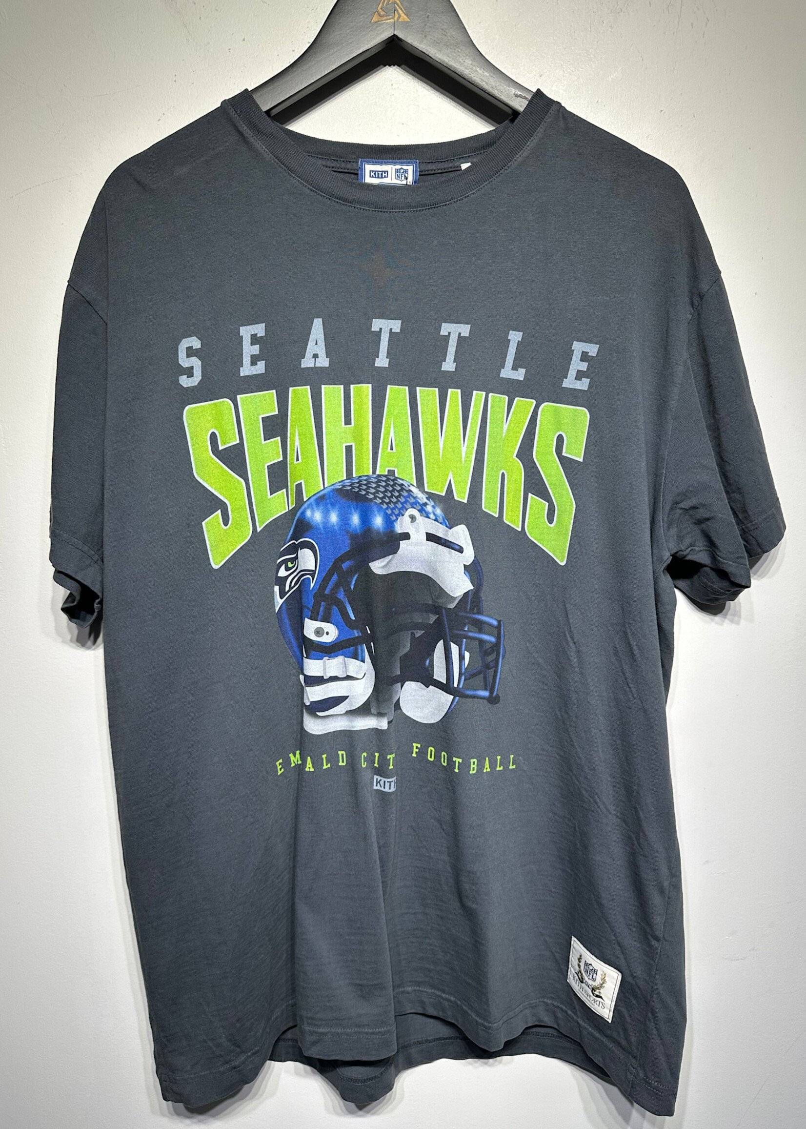 Kith Seatle Seahawks Grey Tee