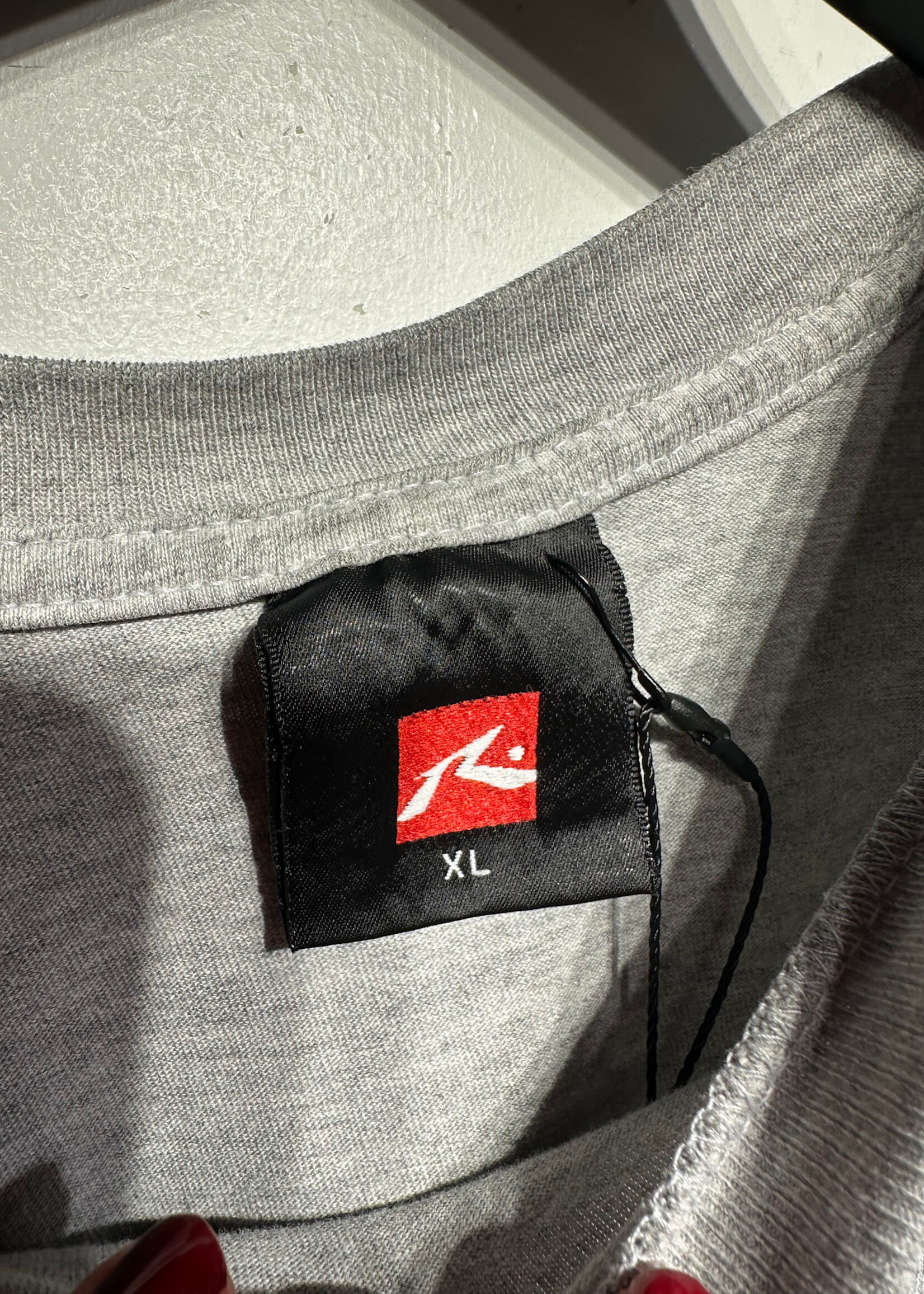 Rusty Surfboards Grey Graphic Logo Tee Masc XL