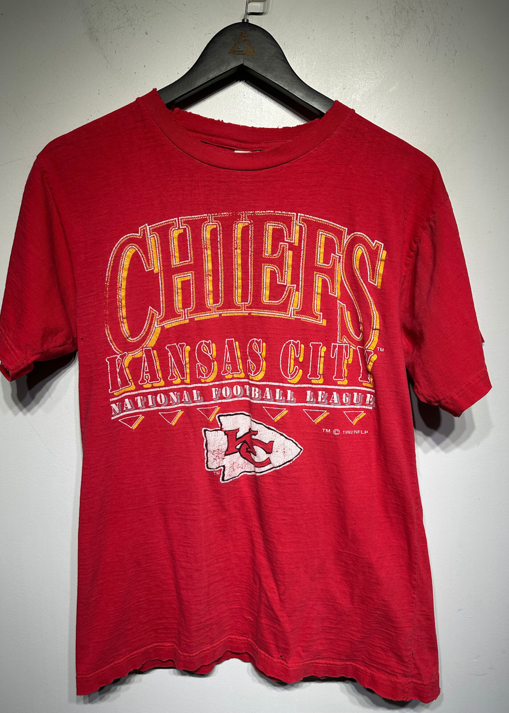 CHIEFS 1992 NFL FOOTBALL TEE M
