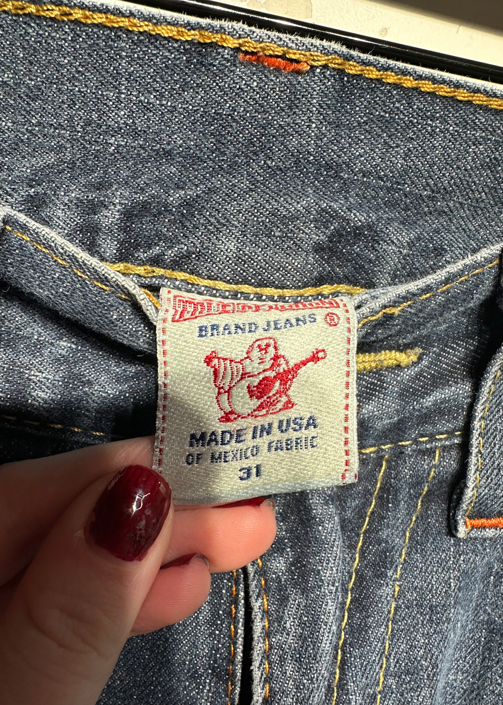 True religion Mid Wash Billy Boot Cut Denim Masc 31"