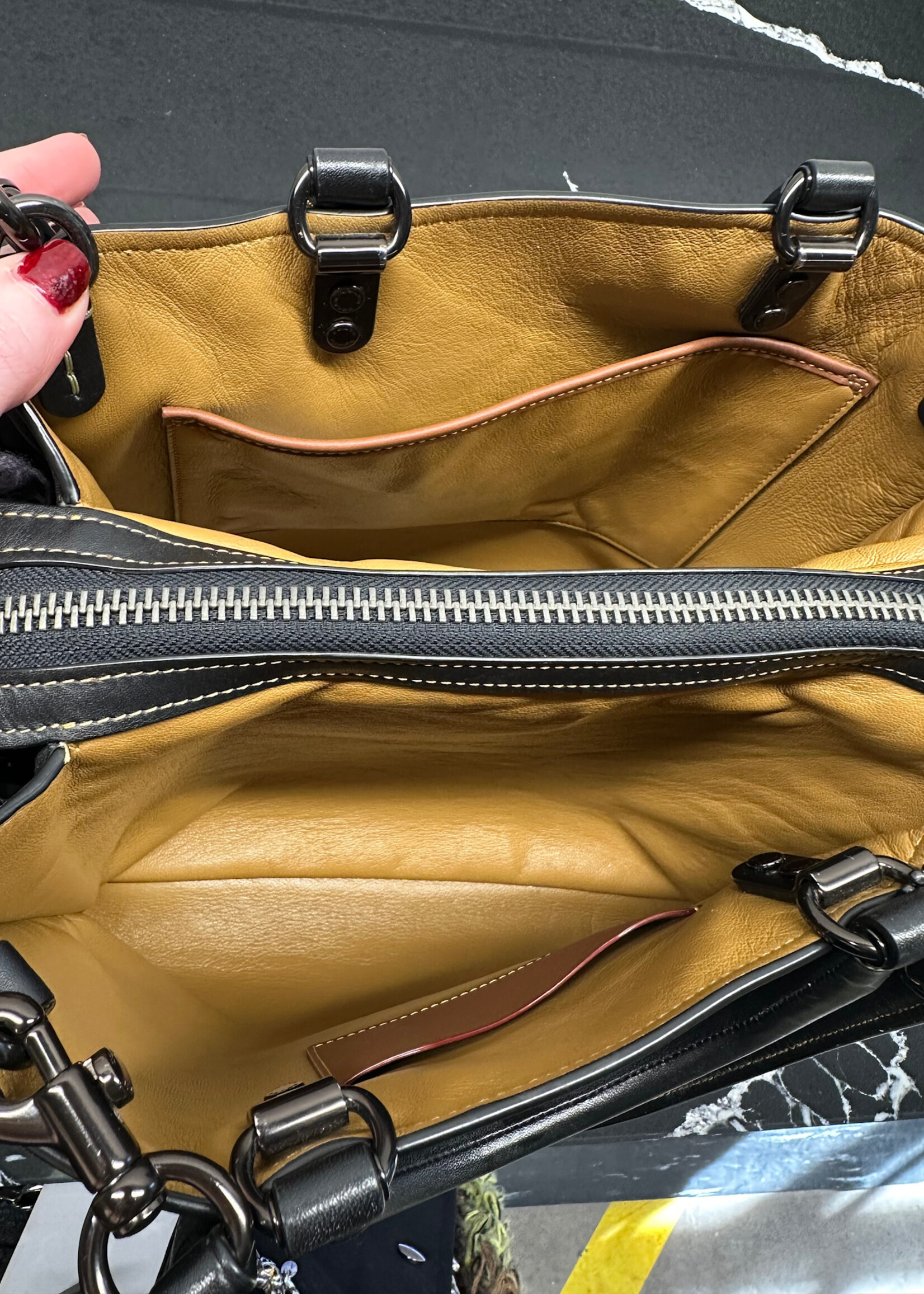 Coach Rogue 25 Green Purse