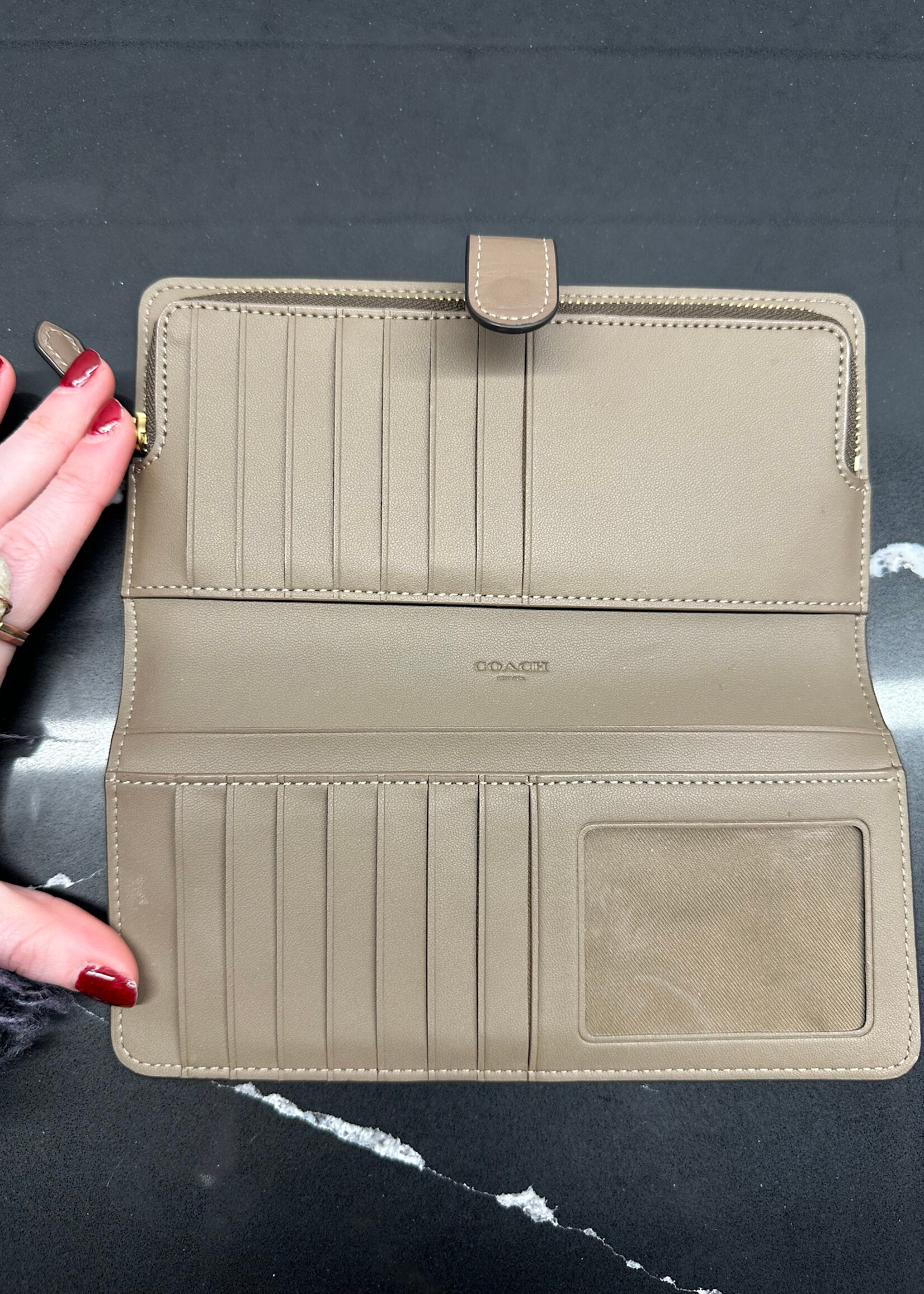 Coach Brown Large Wallet