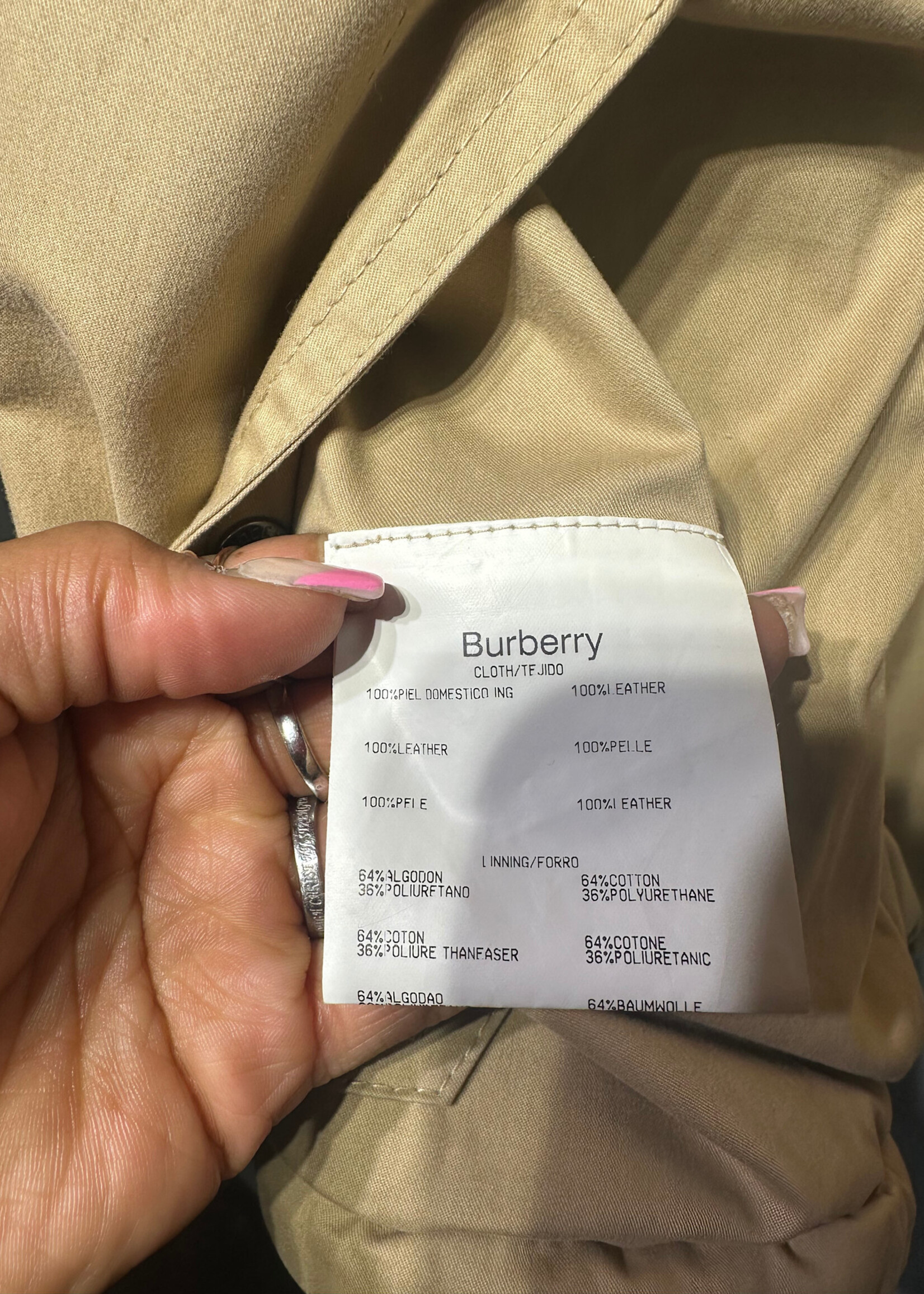 Burberry Reversable Tan Vest Masc XL