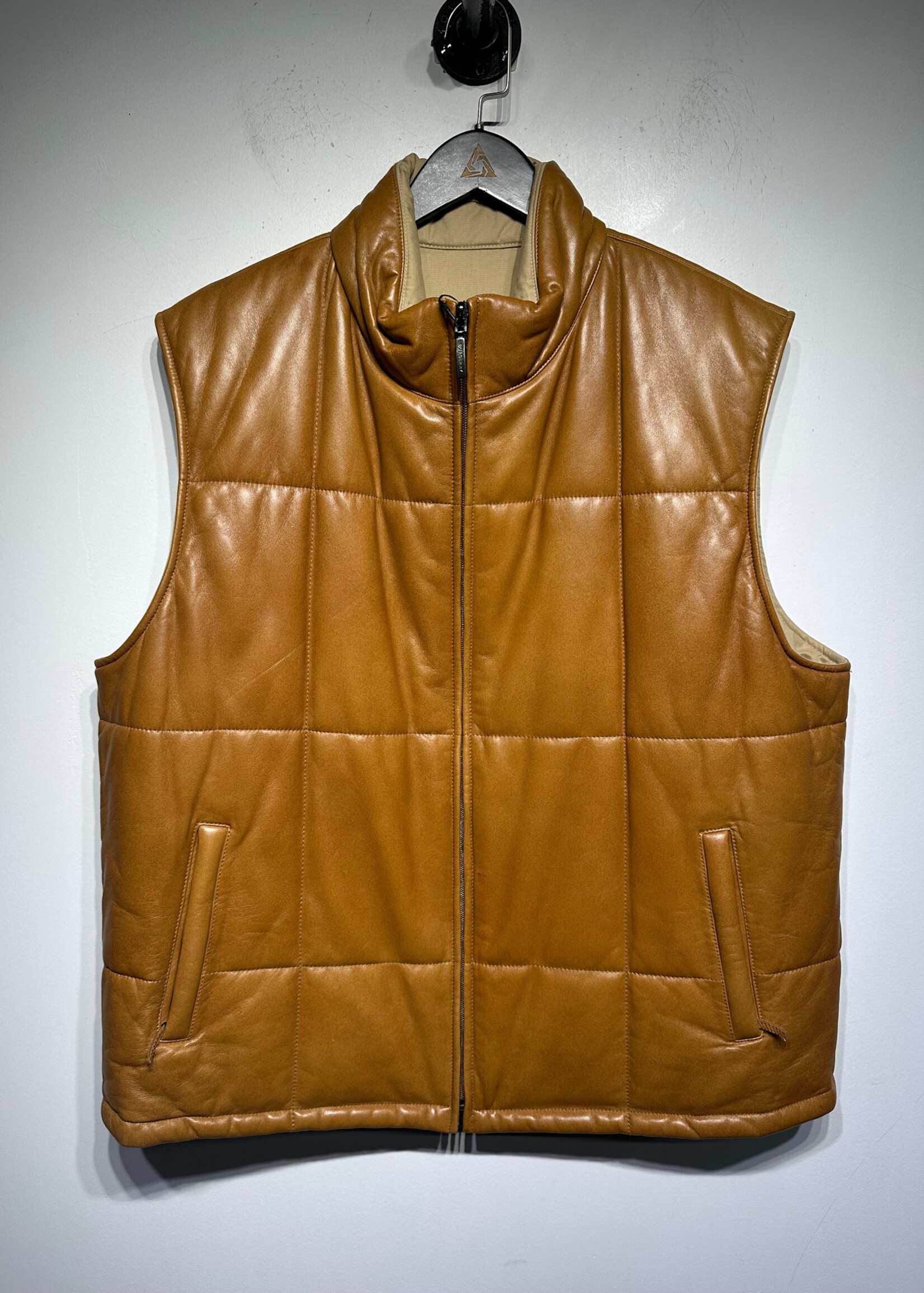 Burberry Reversable Tan Vest Masc XL
