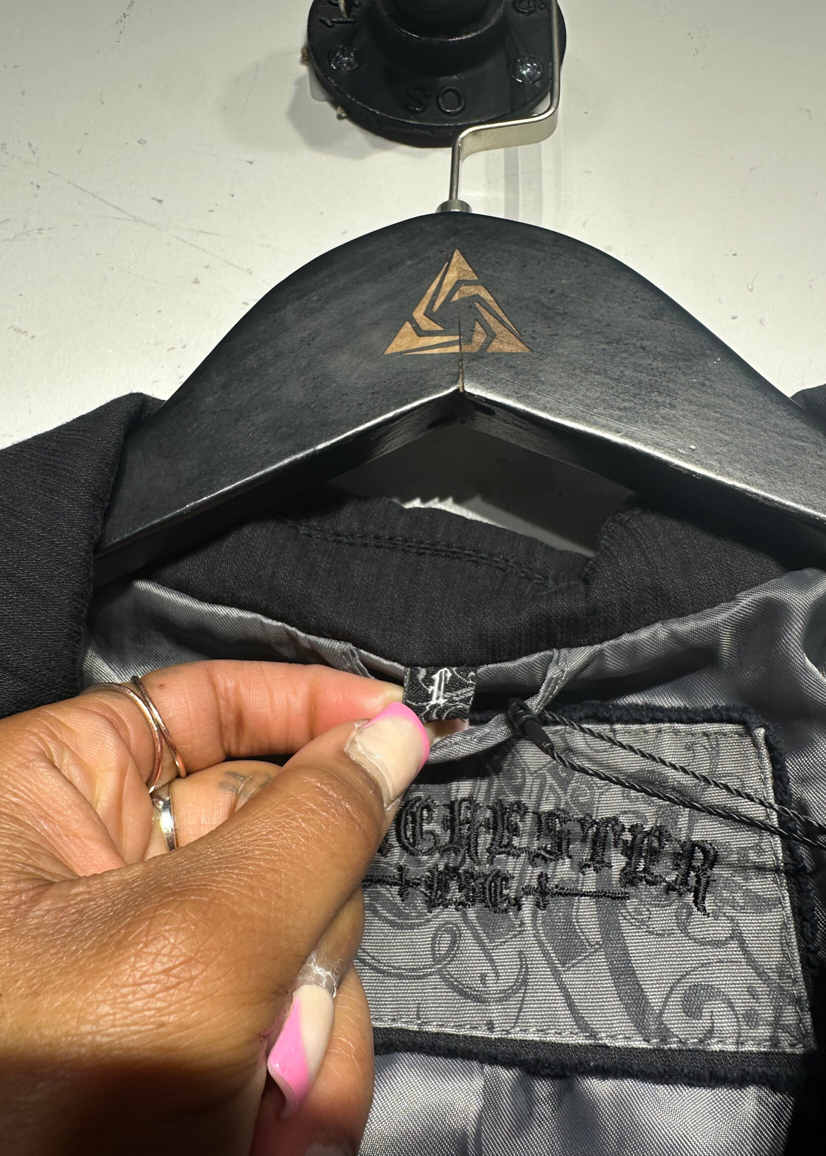 Manchester Black Velvet Blazer Jacket L