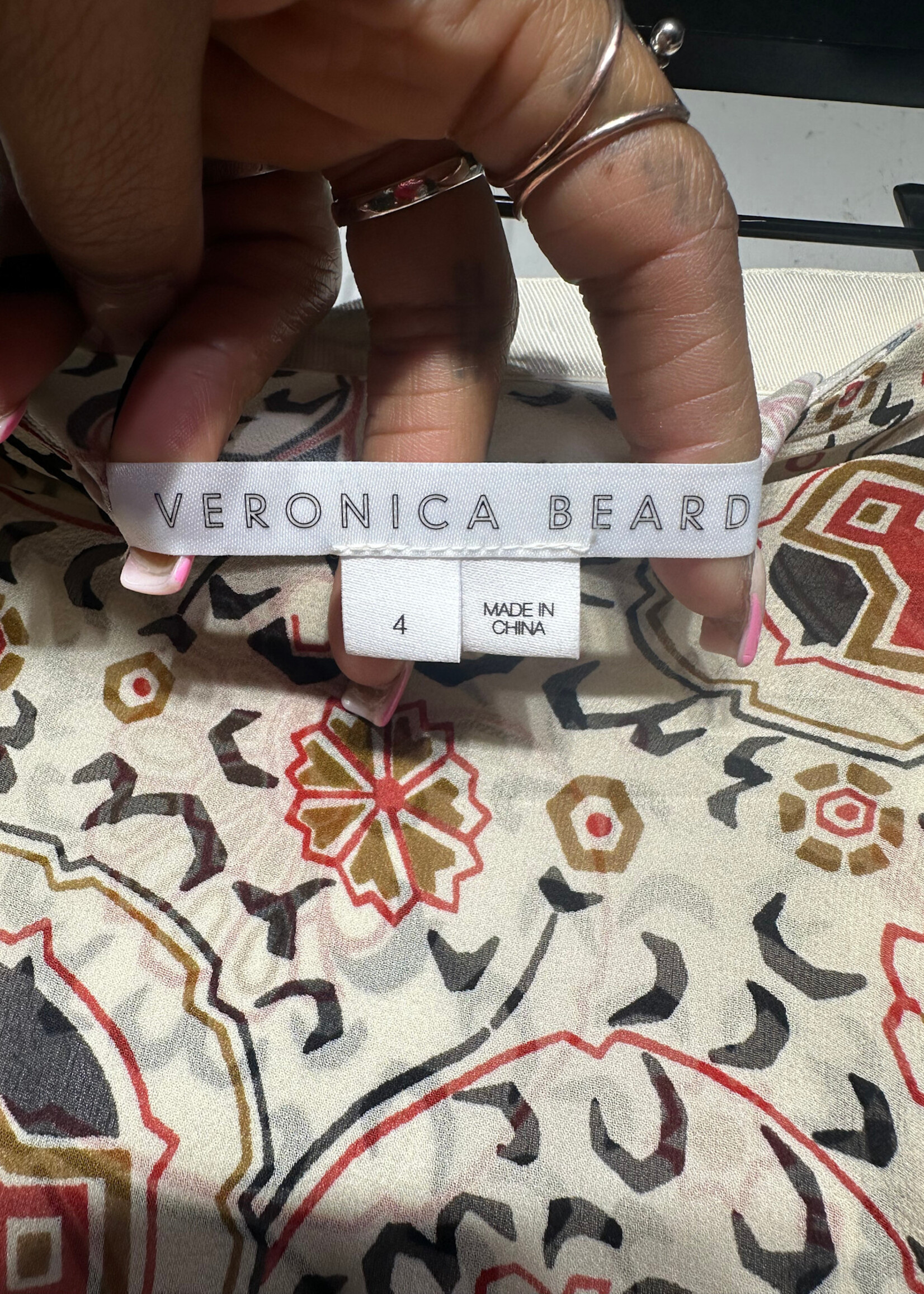 Veronica Beard Silk Paisley Skirt 28