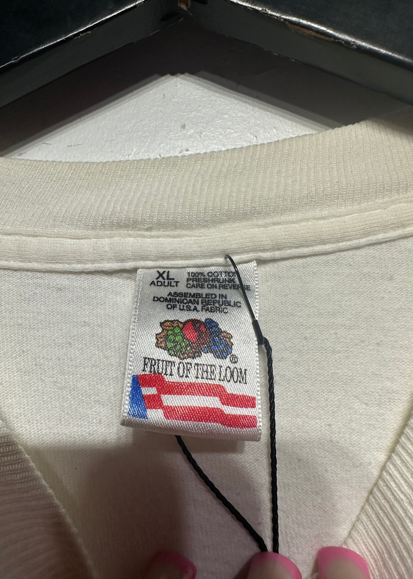 Red Dog Racing Vintage White LS XL AS IS