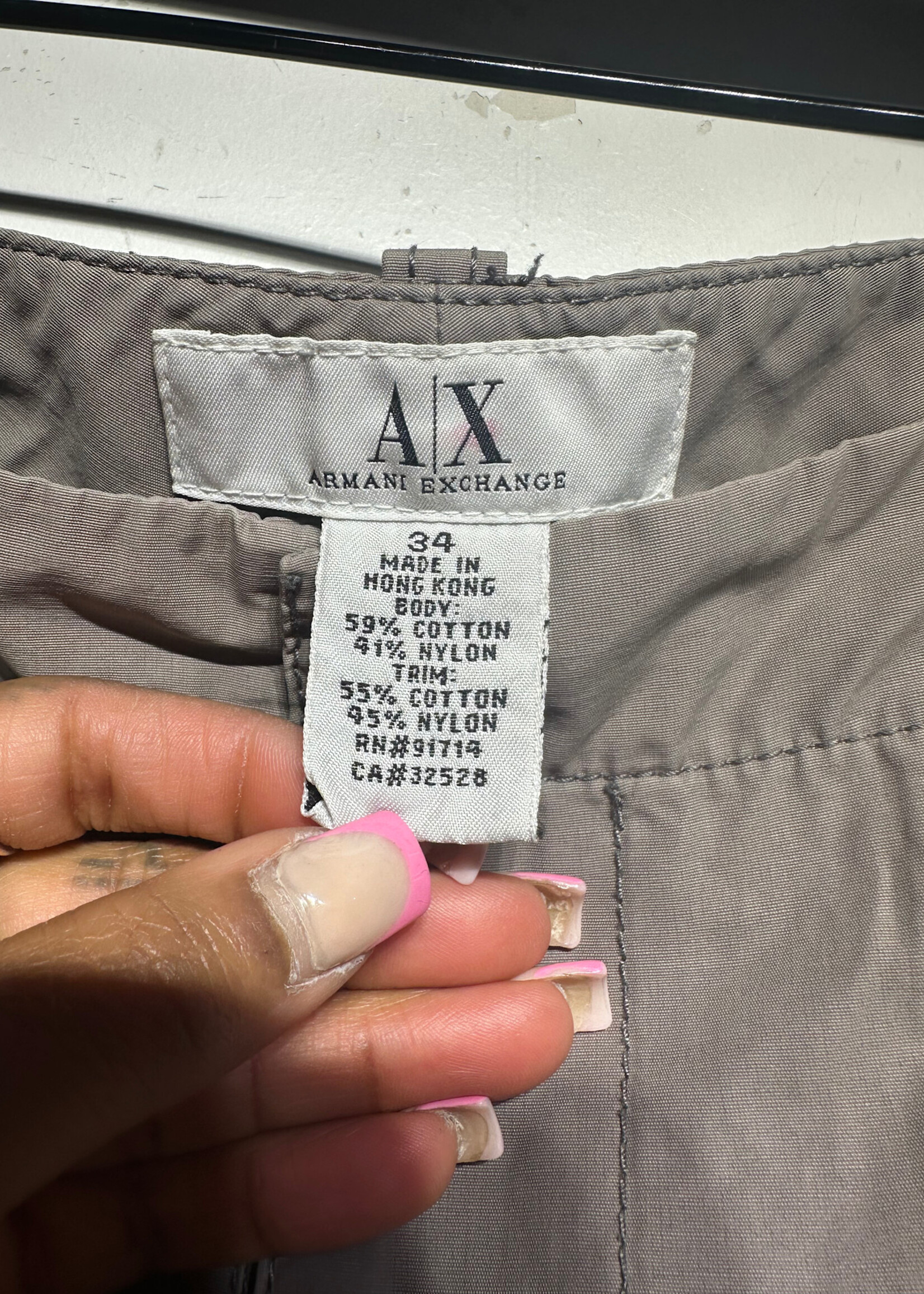 Armani Exchange Tan Double Knee Pants Masc 34