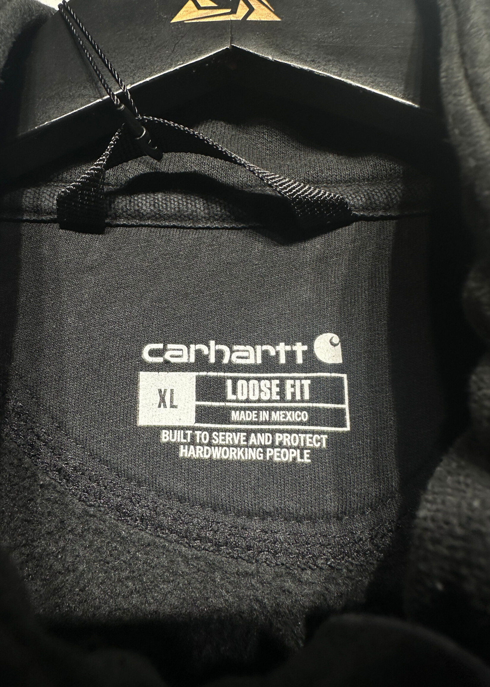 CARHARTT BLACK QUARTERZIP SWEATER XL