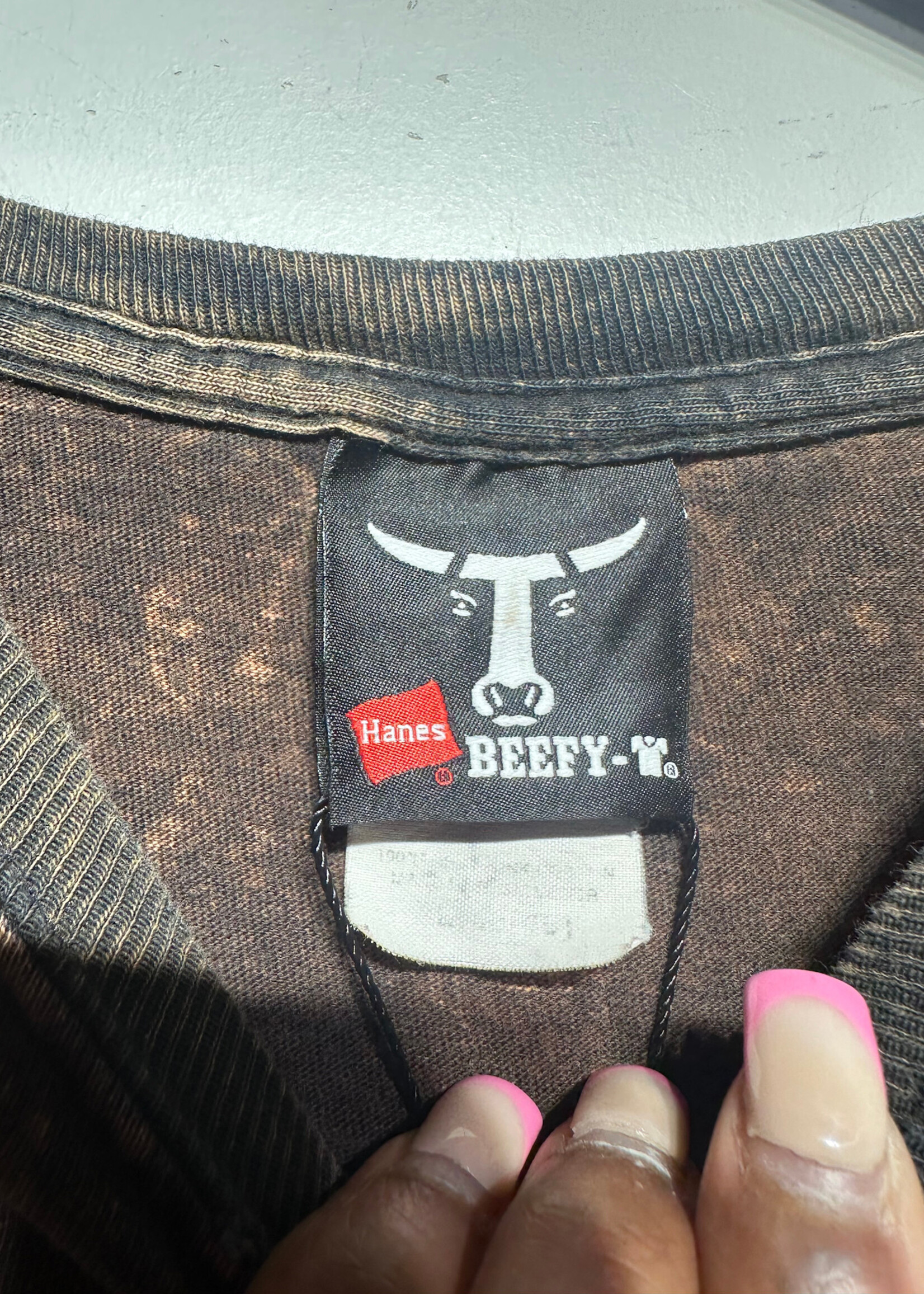 Easy Riders Bleached Biker LS XL