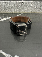 Gucci Monogram Red Snake Belt As Is