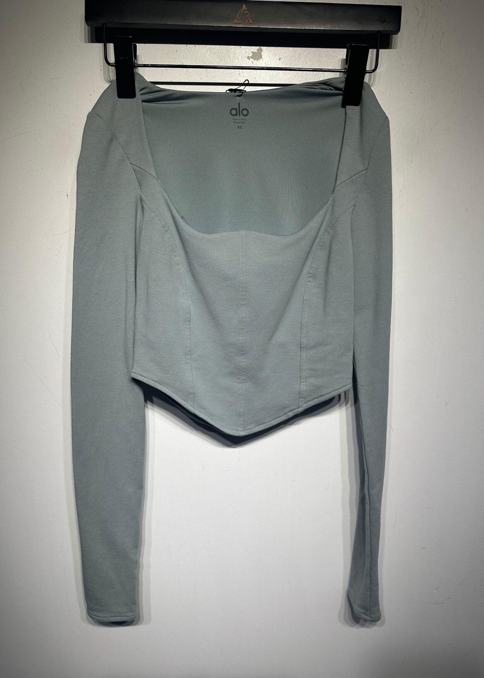 ALO Light Blue Corset LS XS