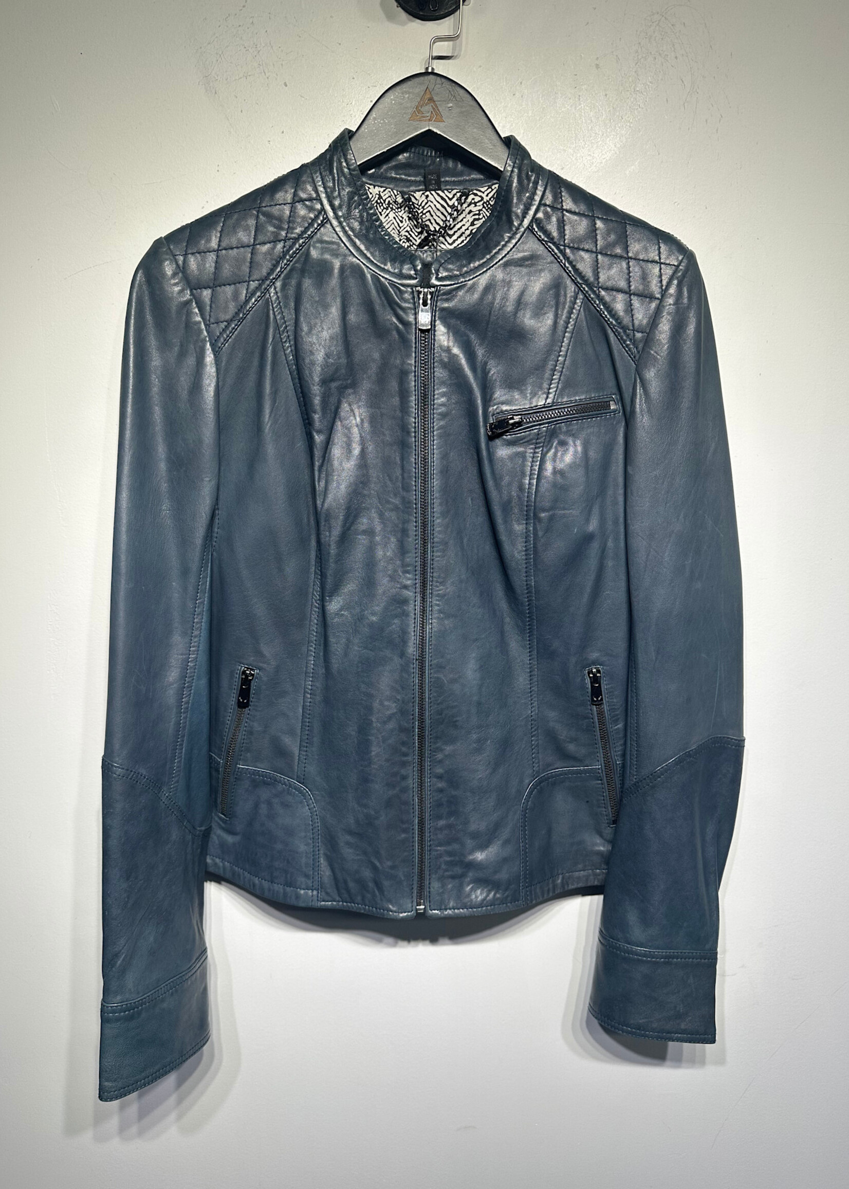 BOD & CHRISTENSEN BLUE MOTO JACKET L