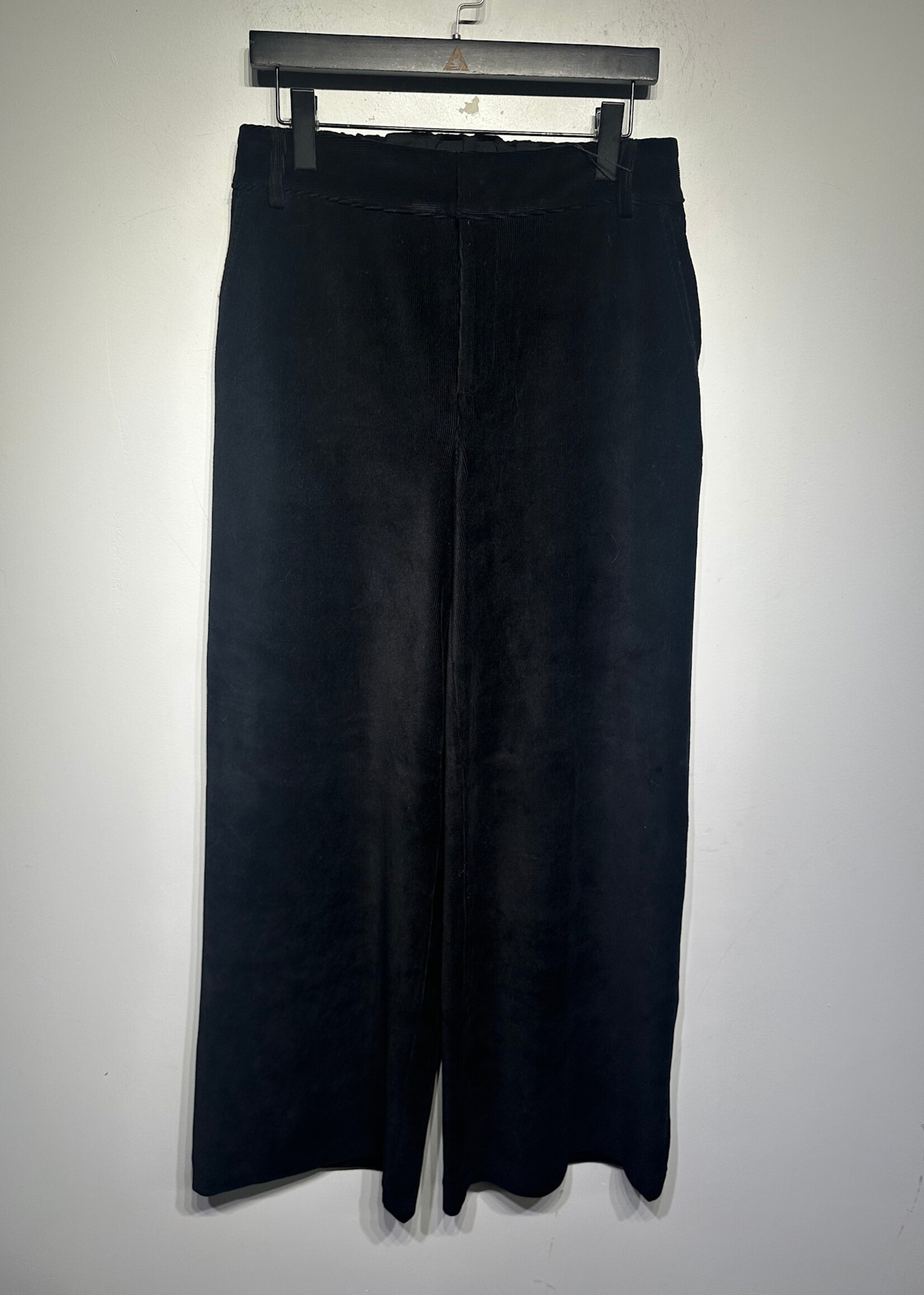 ALO Black Wide Leg Cord Pants Unisex 30