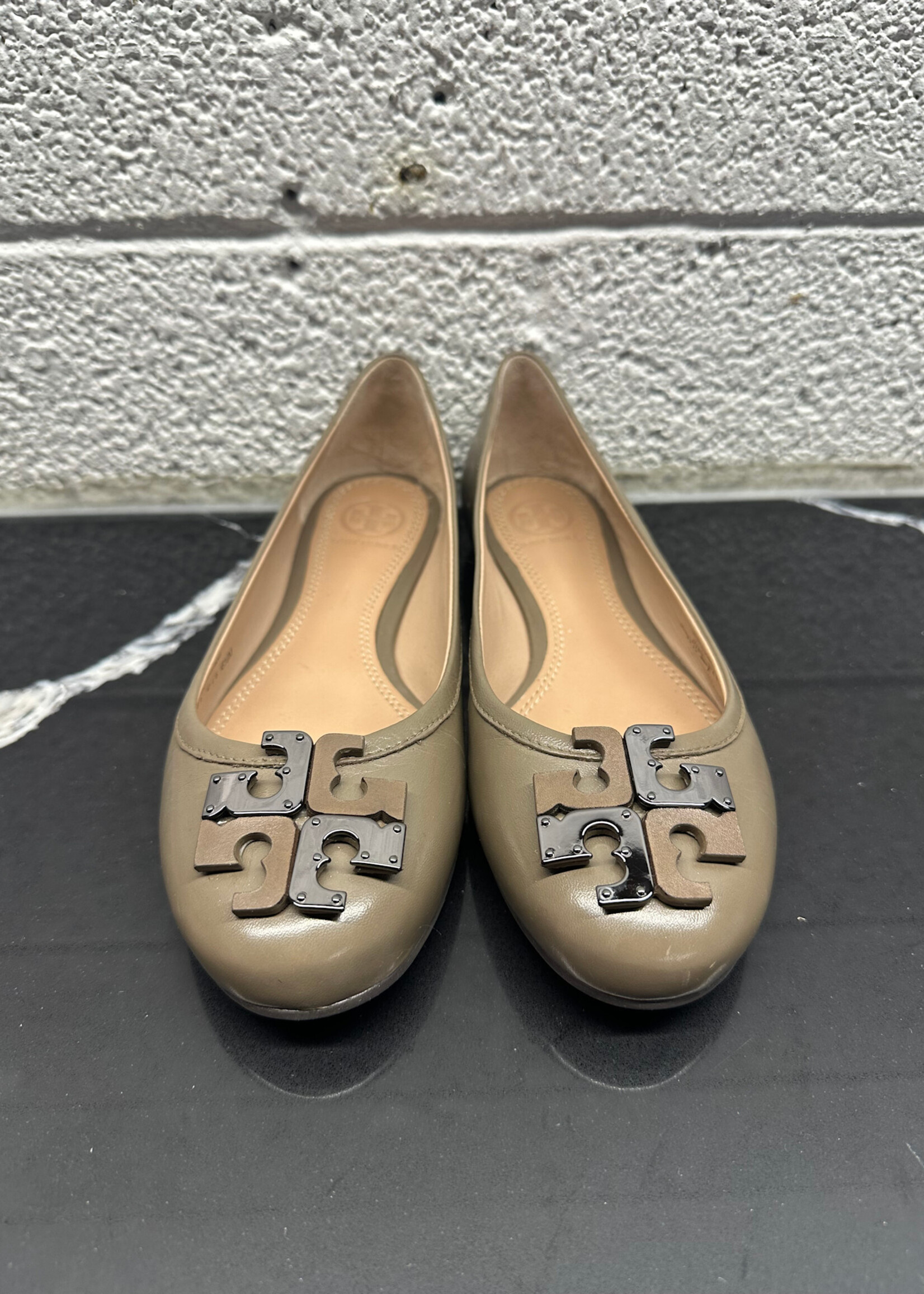 Tory Burch Lowell Grey Flats 6.5