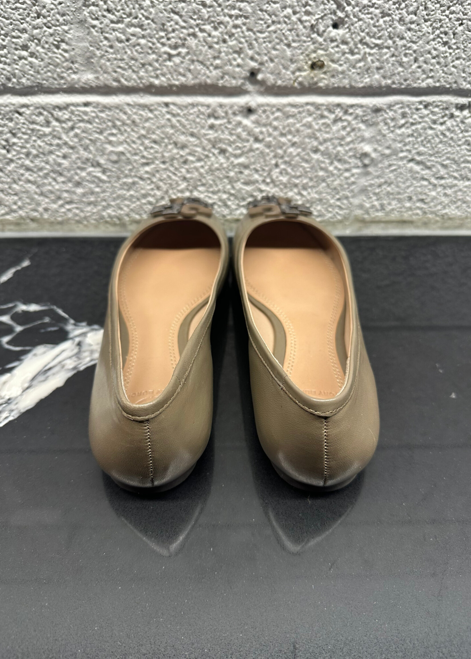 Tory Burch Lowell Grey Flats 6.5