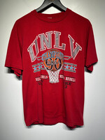 90S UNLV NATIONAL BASKETBALL RED TEE XL