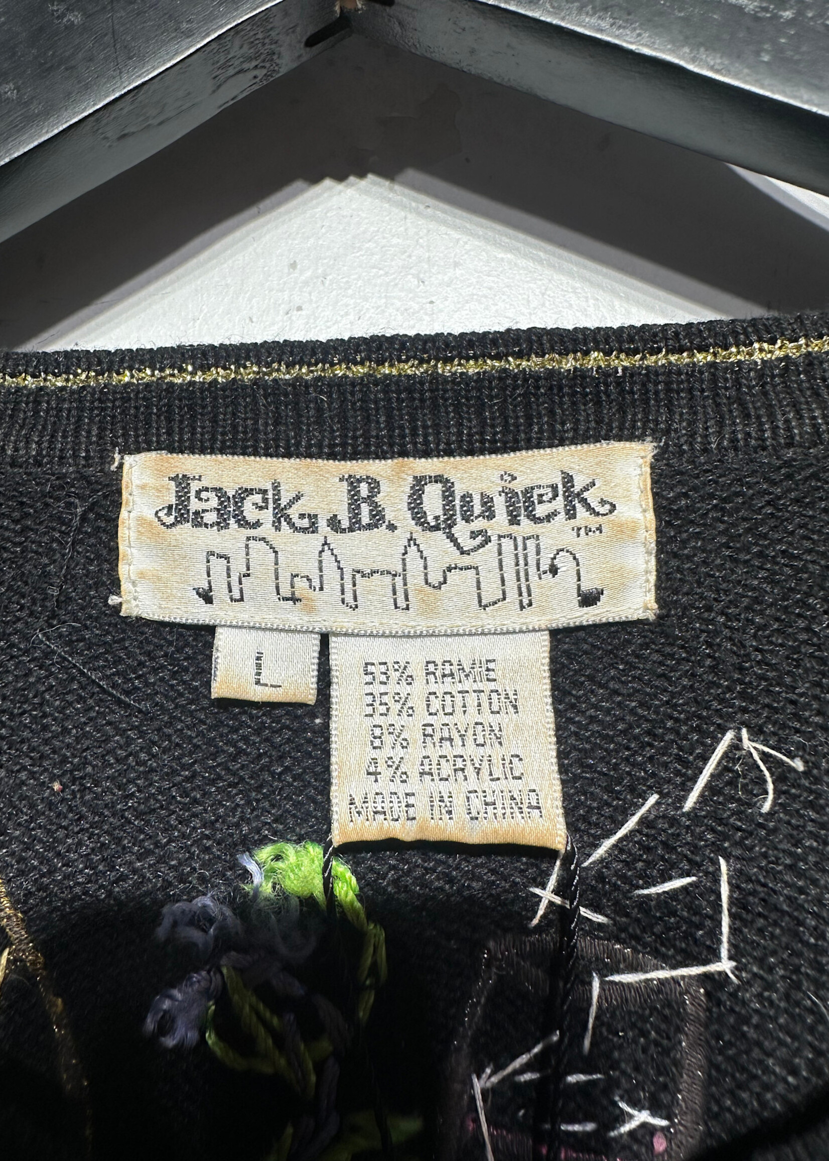 Jack B Quick VTG Martini Knit Cardigan L