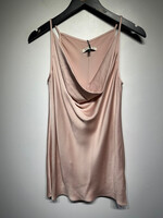 Halston Pink Cowl Neck Tank S