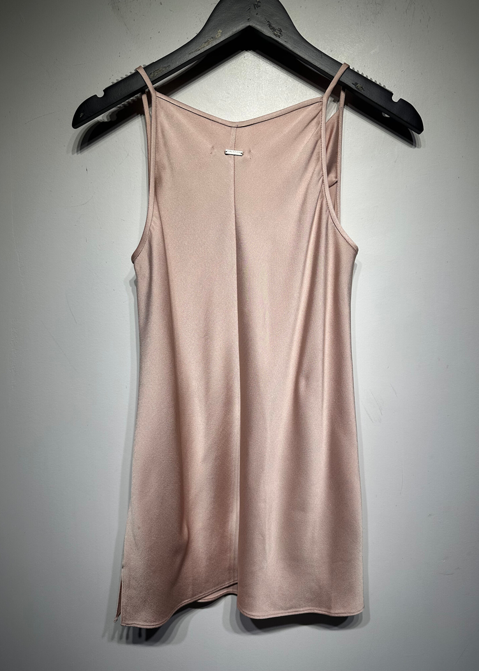 Halston Pink Cowl Neck Tank S