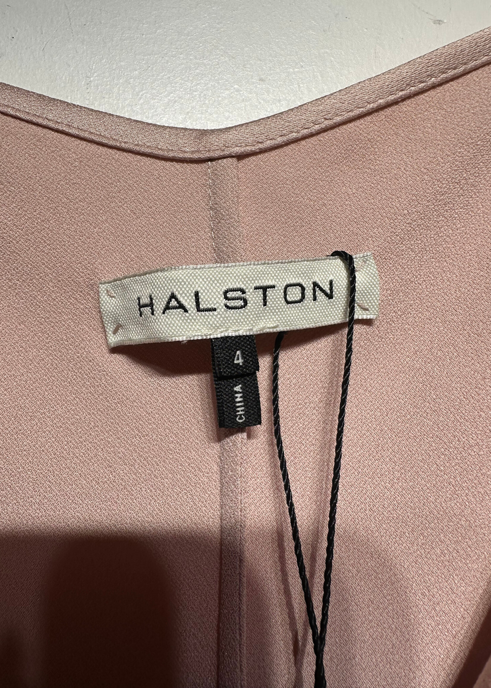 Halston Pink Cowl Neck Tank S