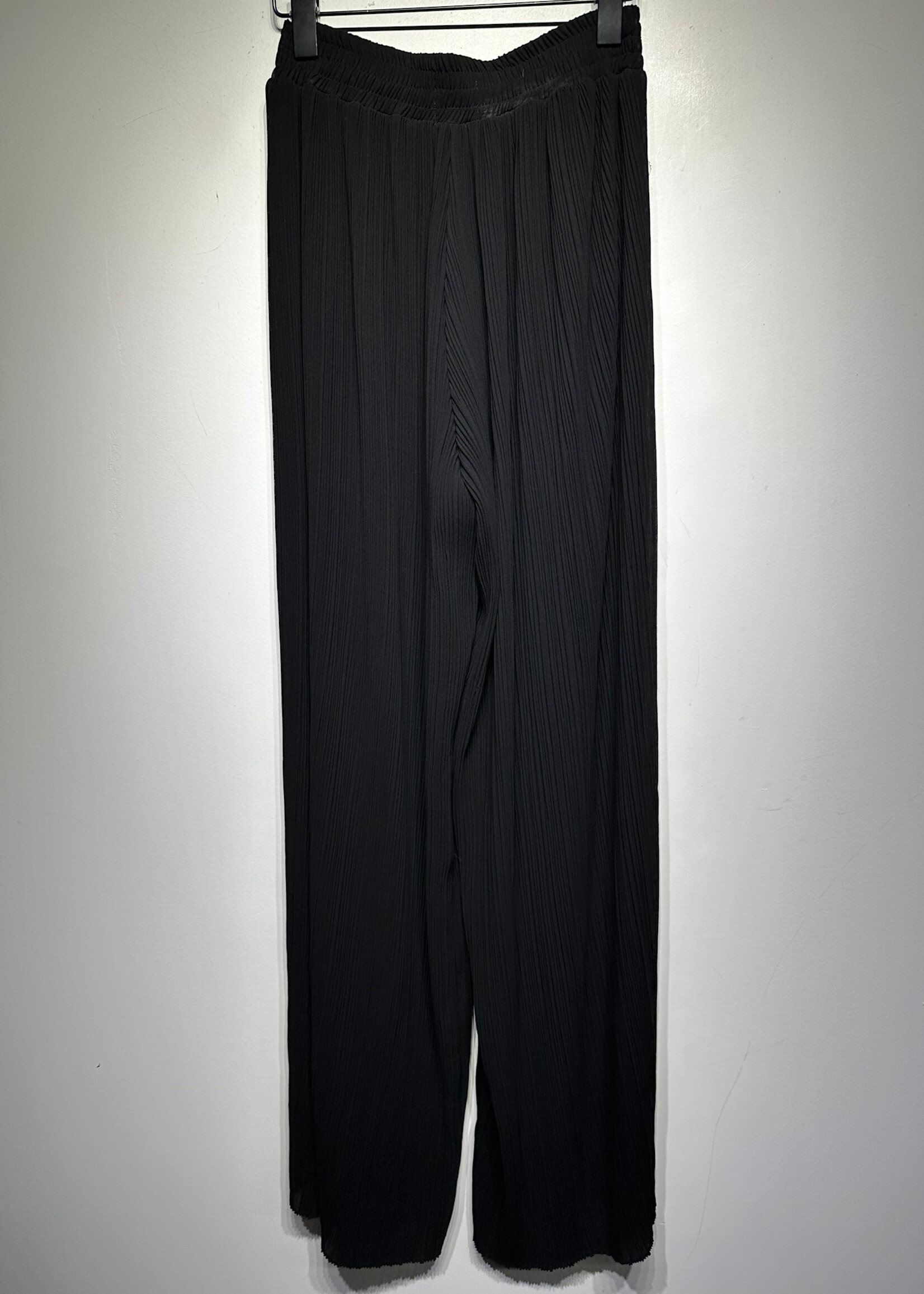 NWT Misa Black Pleated Wide Leg Pant 25