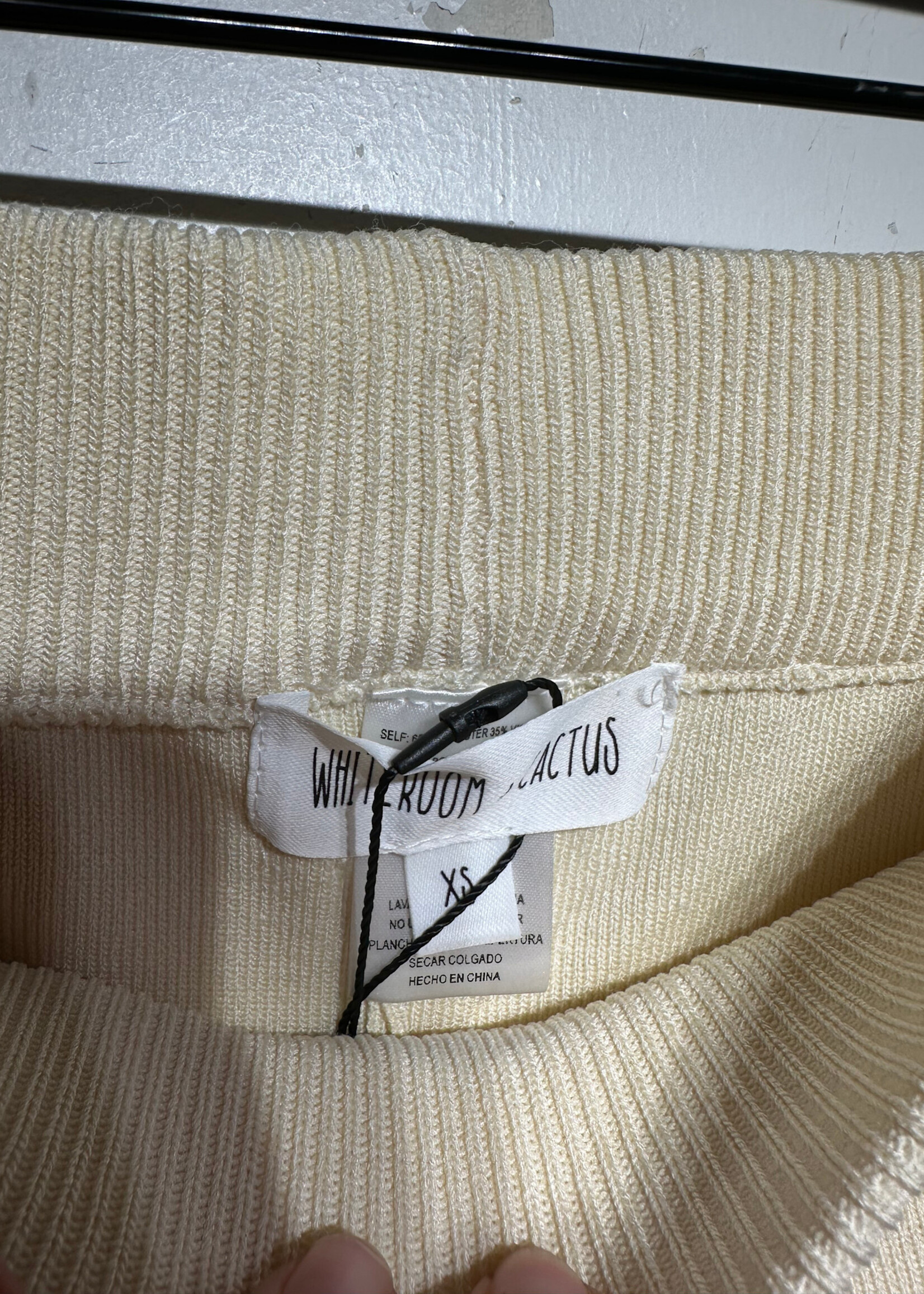 NWT Whiteroom + Cactus White Fringe 2PC Set XS