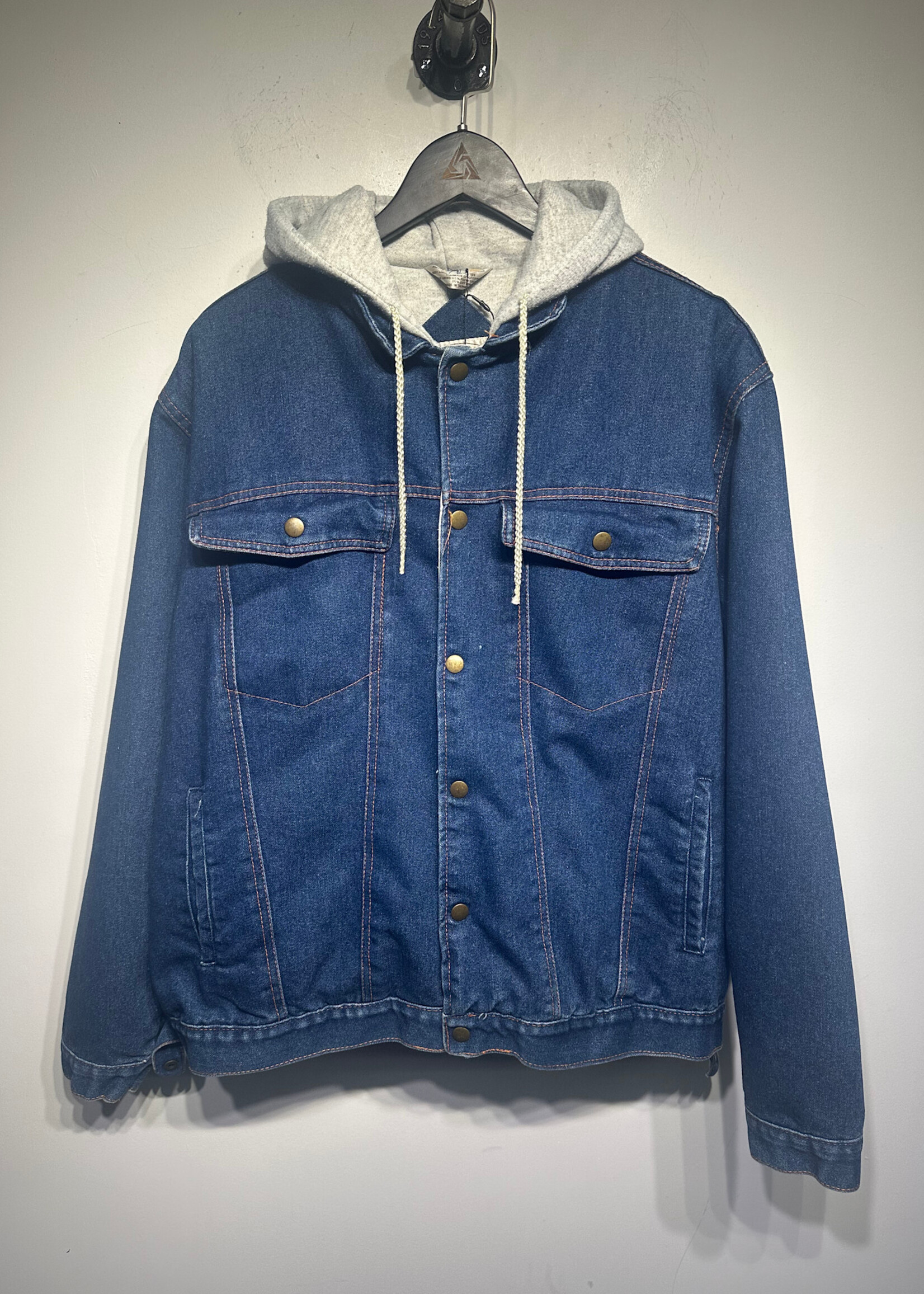 Saugatuck Hoodie Layered Denim Jacket Masc XL