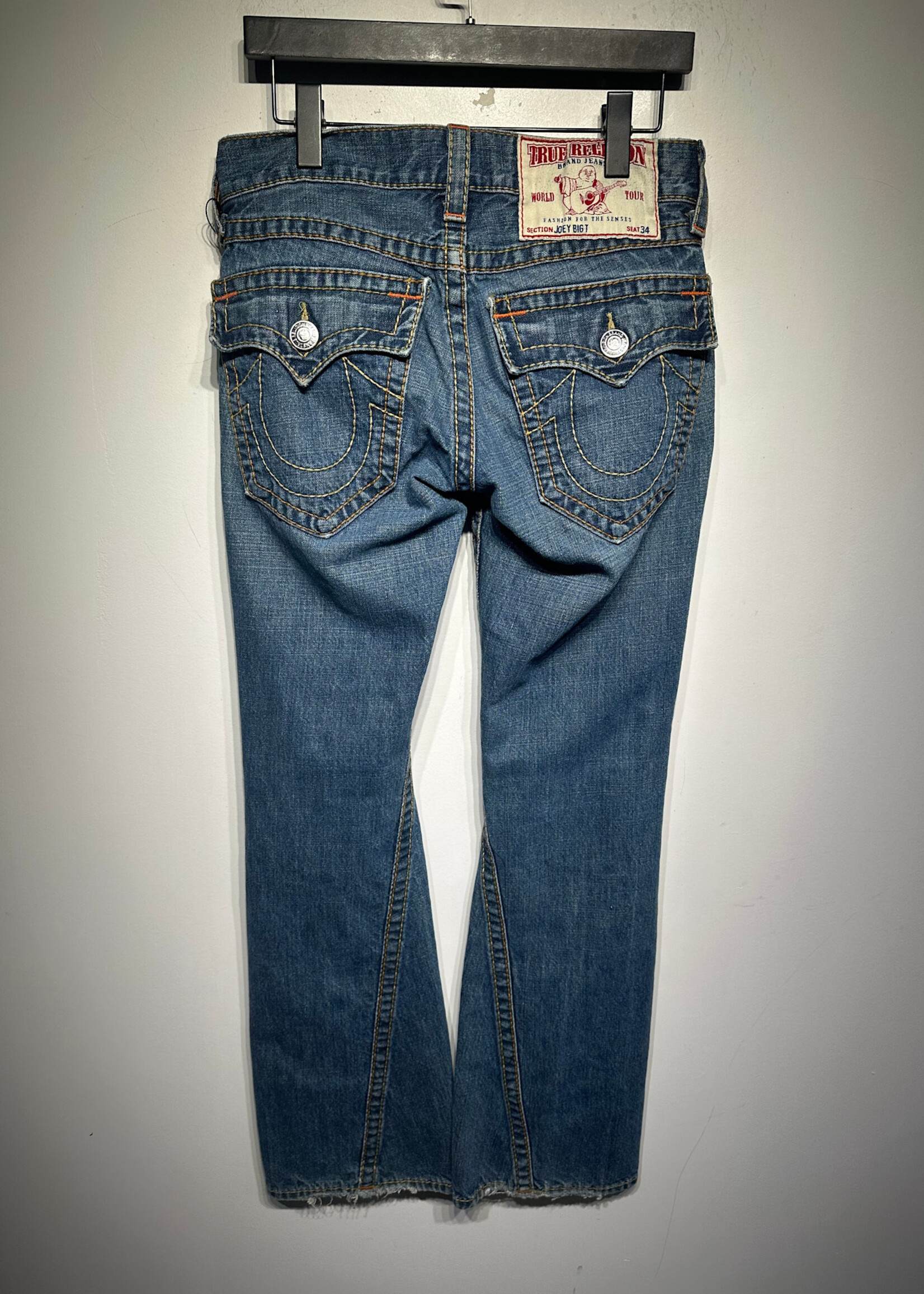 True Religon Joey Big T Mid Wash Denim 28"