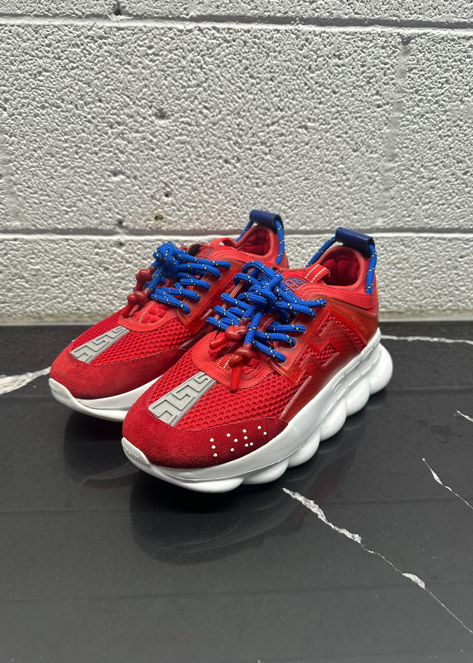 Versace Chain Reaction Red 2 Chainz Sneakers Fem 8