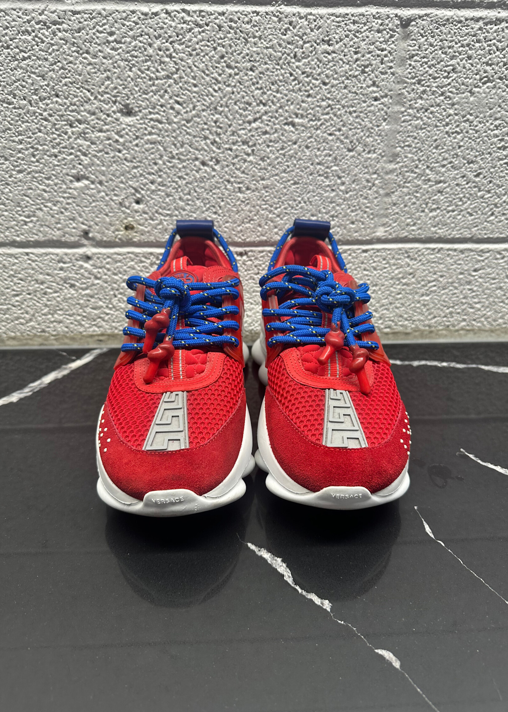Versace Chain Reaction Red 2 Chainz Sneakers Fem 8