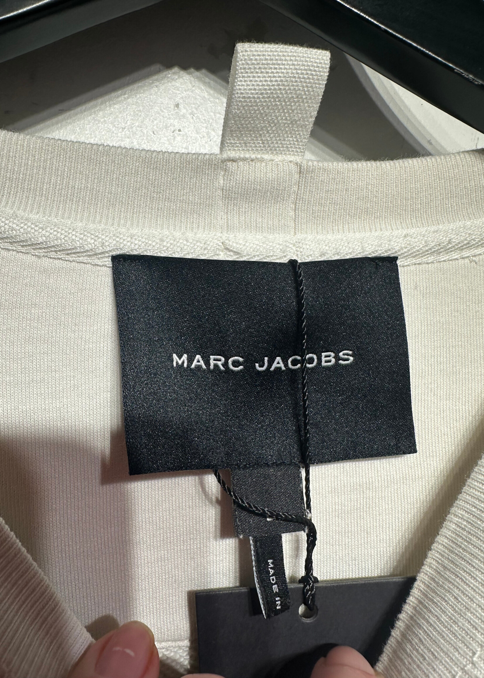 Marc Jacobs White Crewneck Sweatshirt Fem L