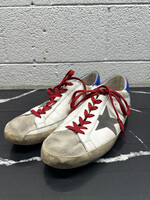 Golden Goose Grey Star Red Laces 13/EU46
