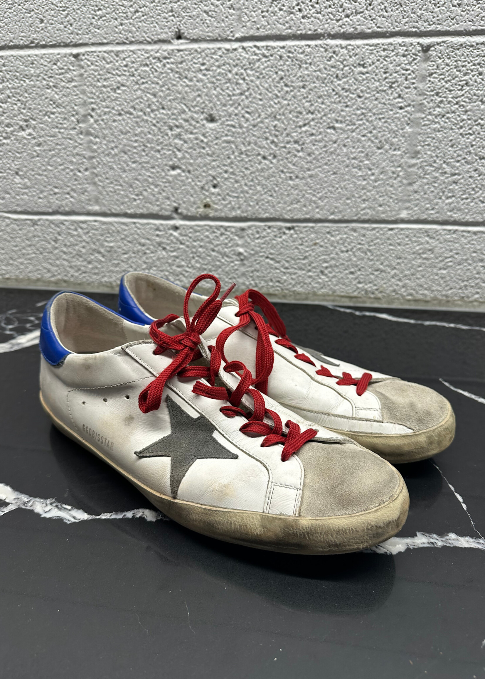 Golden Goose Grey Star Red Laces 13/EU46