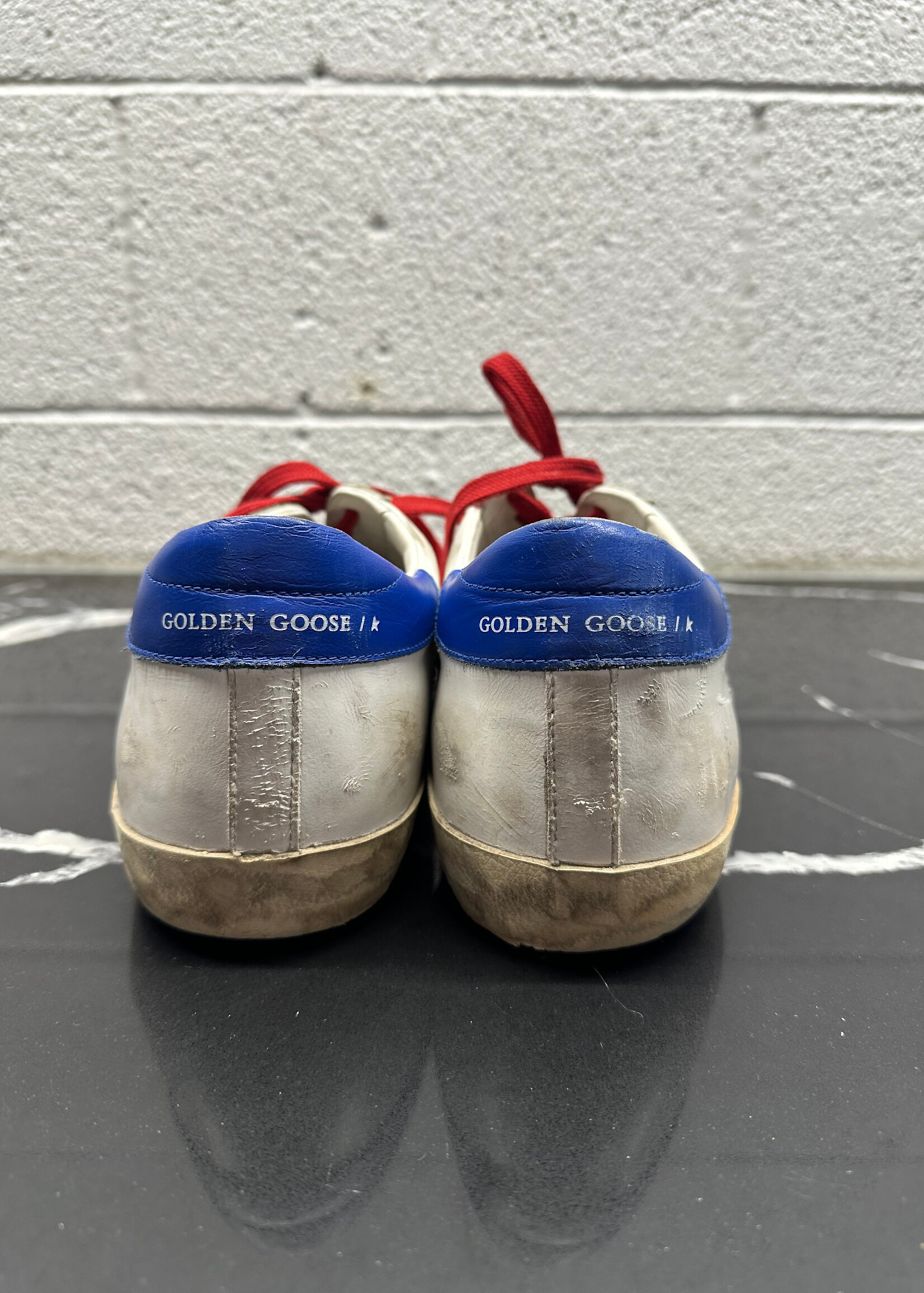 Golden Goose Grey Star Red Laces 13/EU46