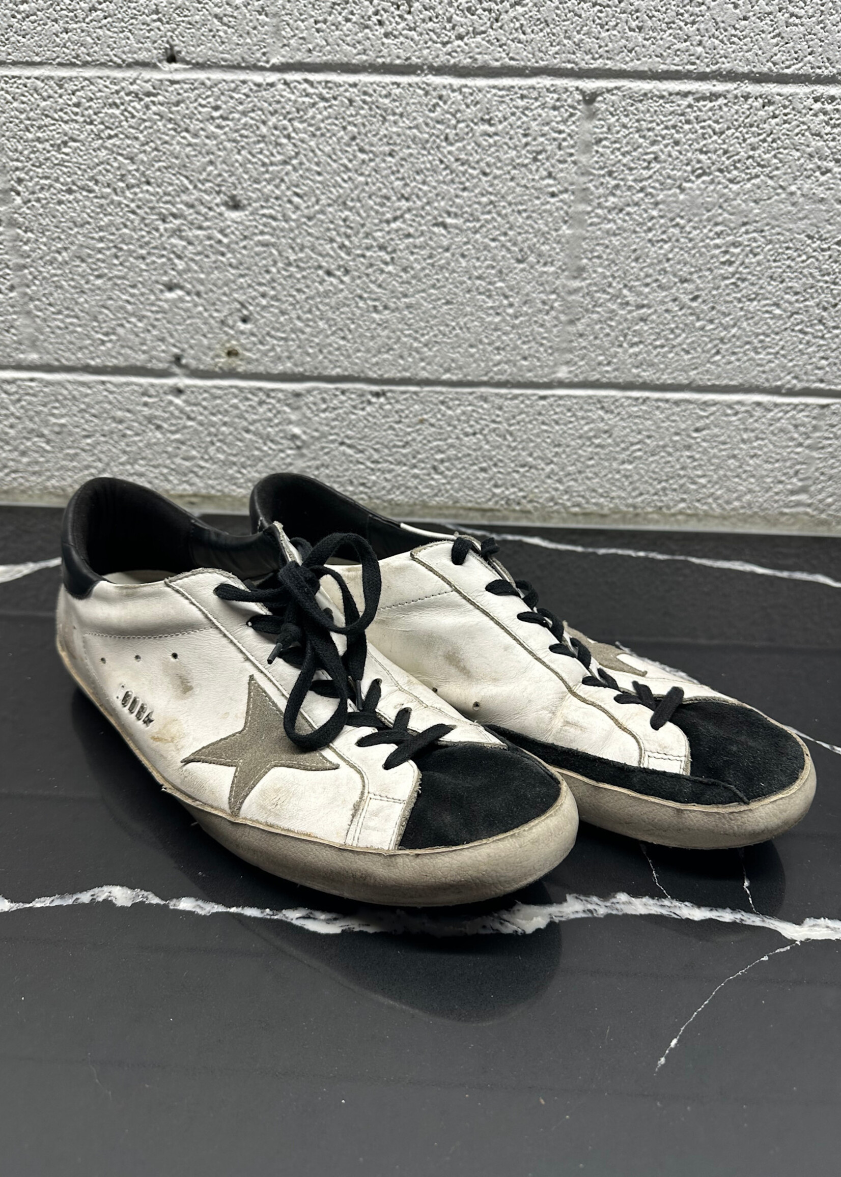 Golden Goose Black Suede Toe Sneakers 46 (13)