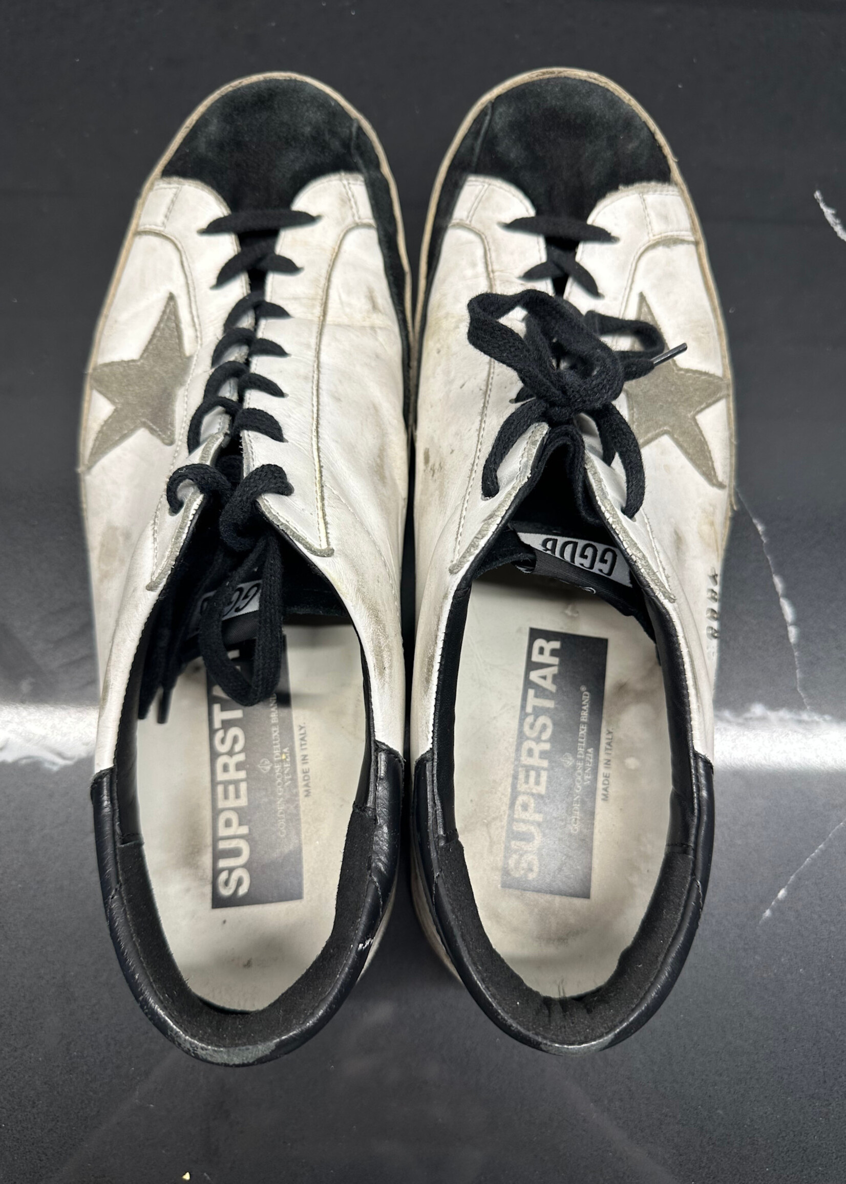 Golden Goose Black Suede Toe Sneakers 46 (13)