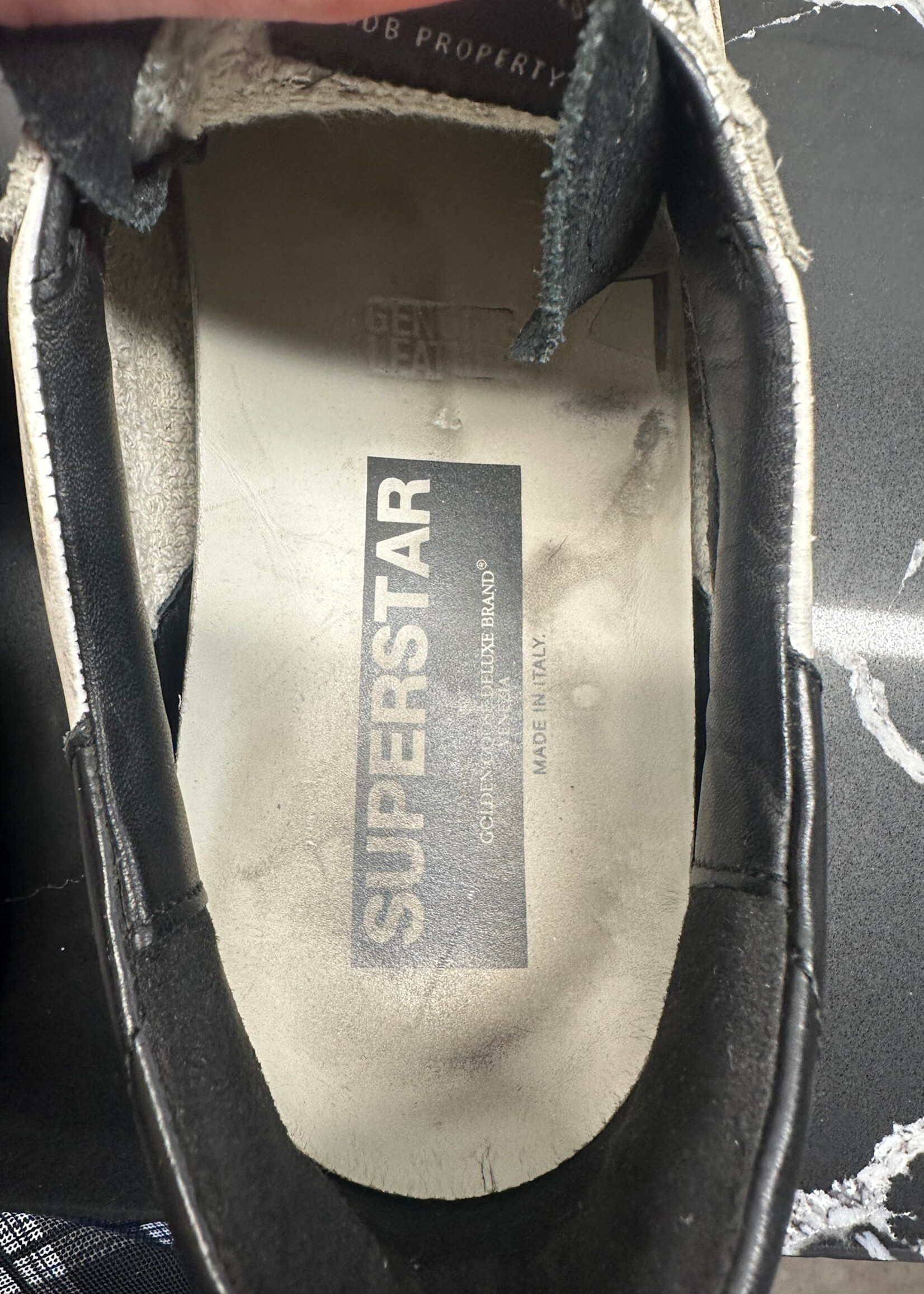 Golden Goose Black Suede Toe Sneakers 46 (13)