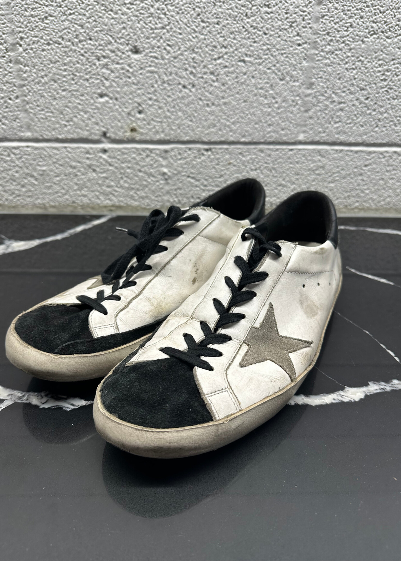 Golden Goose Black Suede Toe Sneakers 46 (13)