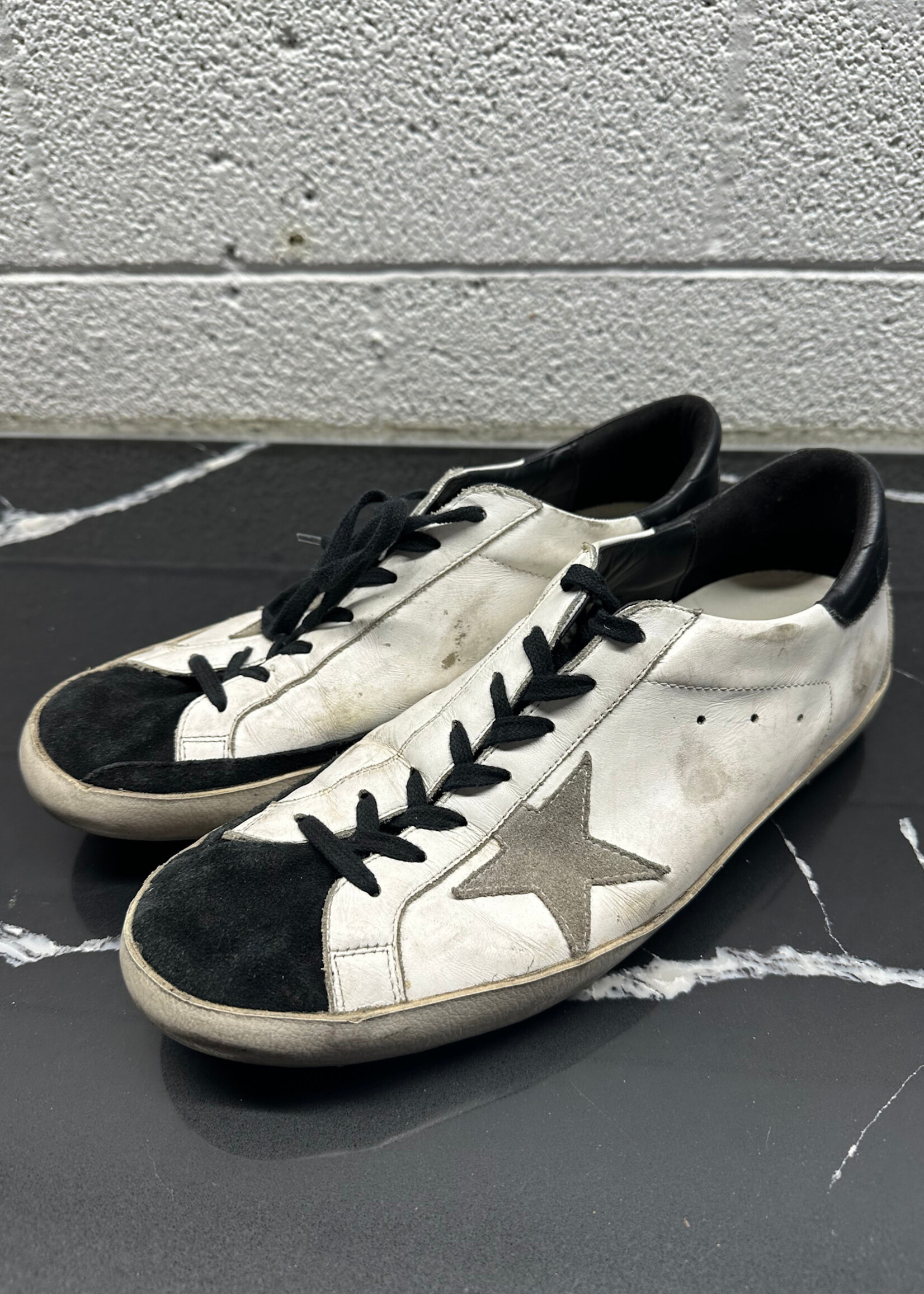 Golden Goose Black Suede Toe Sneakers 46 (13)
