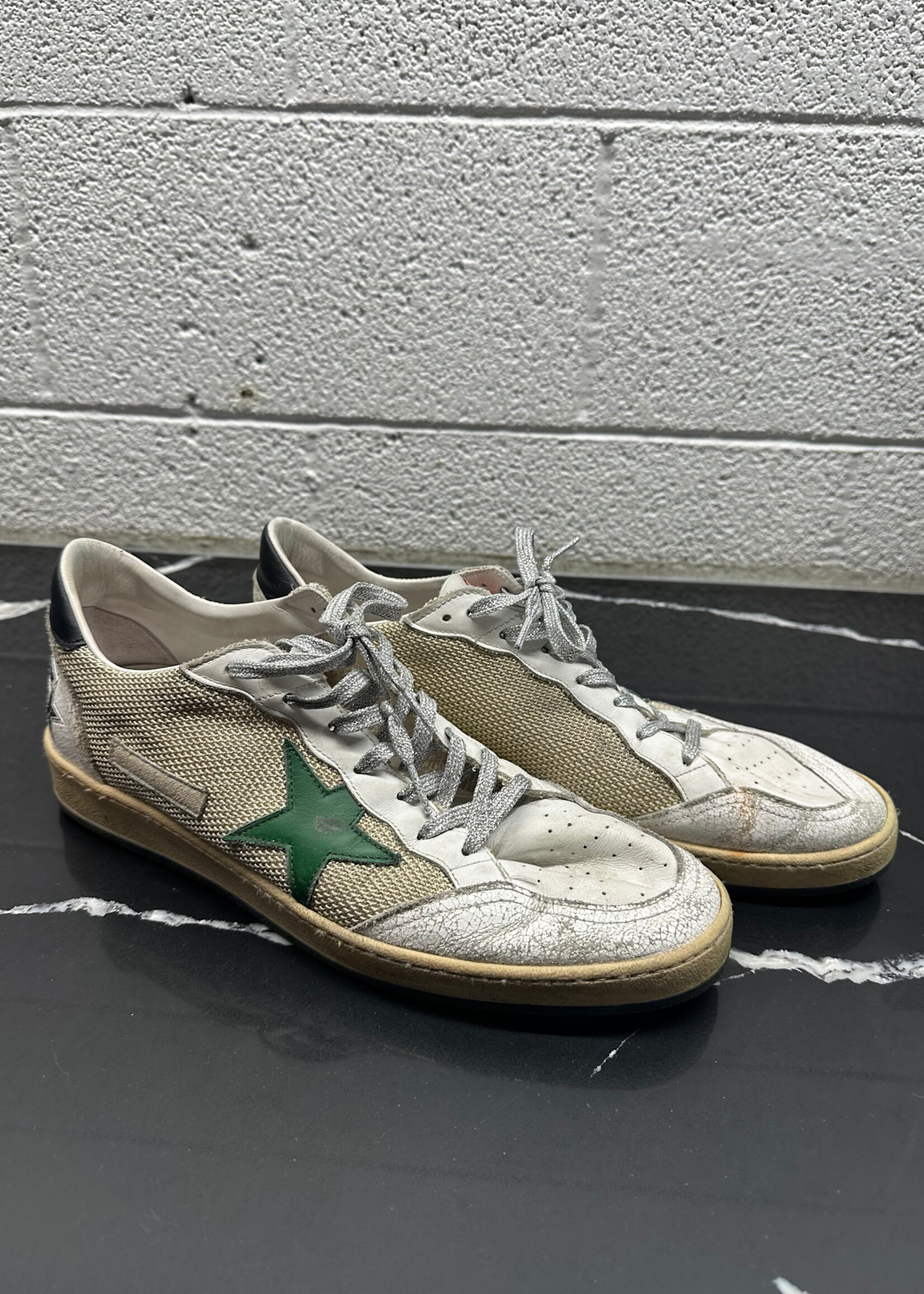 Golden Goose Green Star Silver Laces 46/ 13