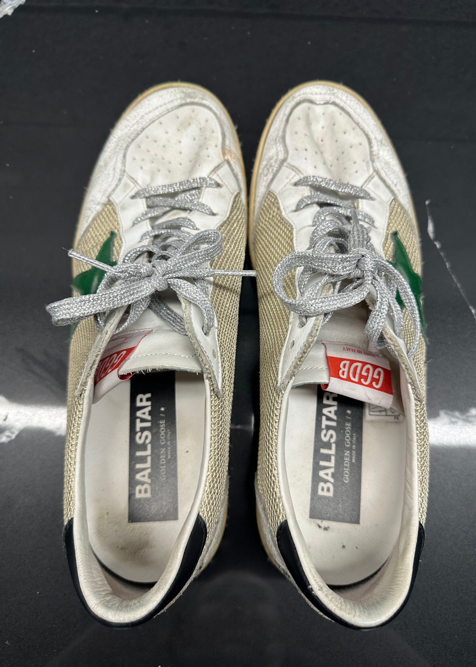 Golden Goose Green Star Silver Laces 46/ 13