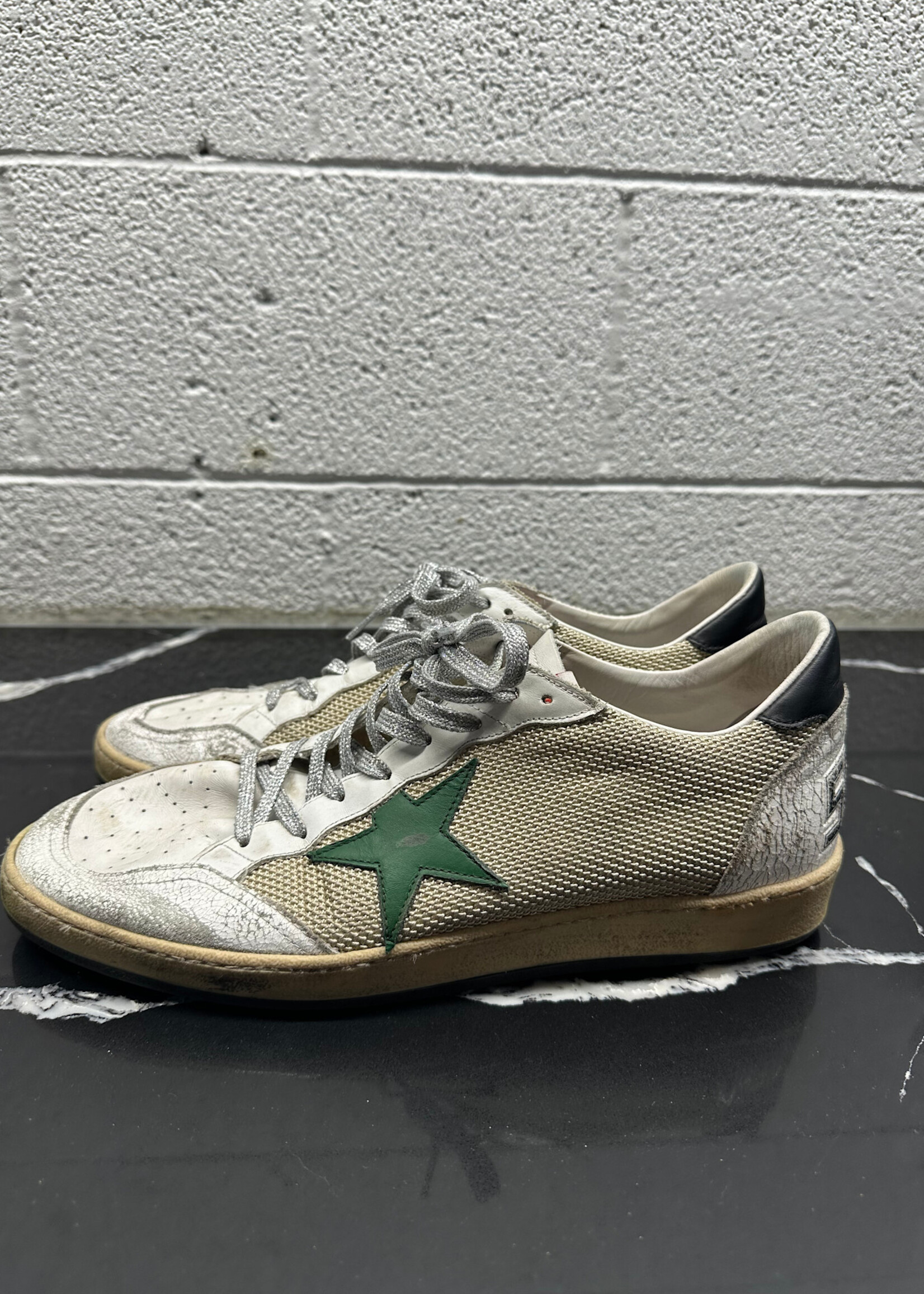 Golden Goose Green Star Silver Laces 46/ 13
