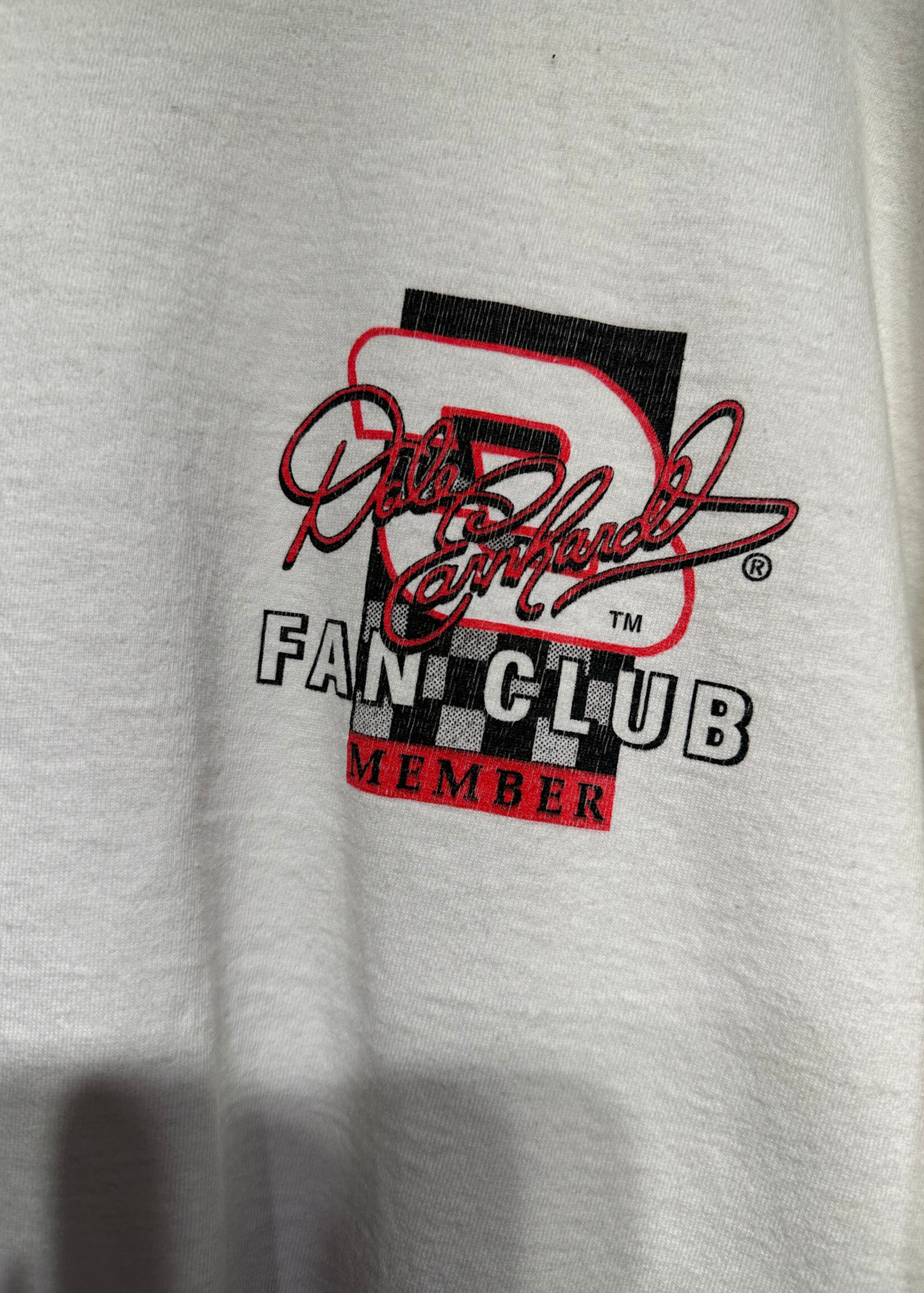 Vintage Dale Earnhardt Fan Club White Tee XL